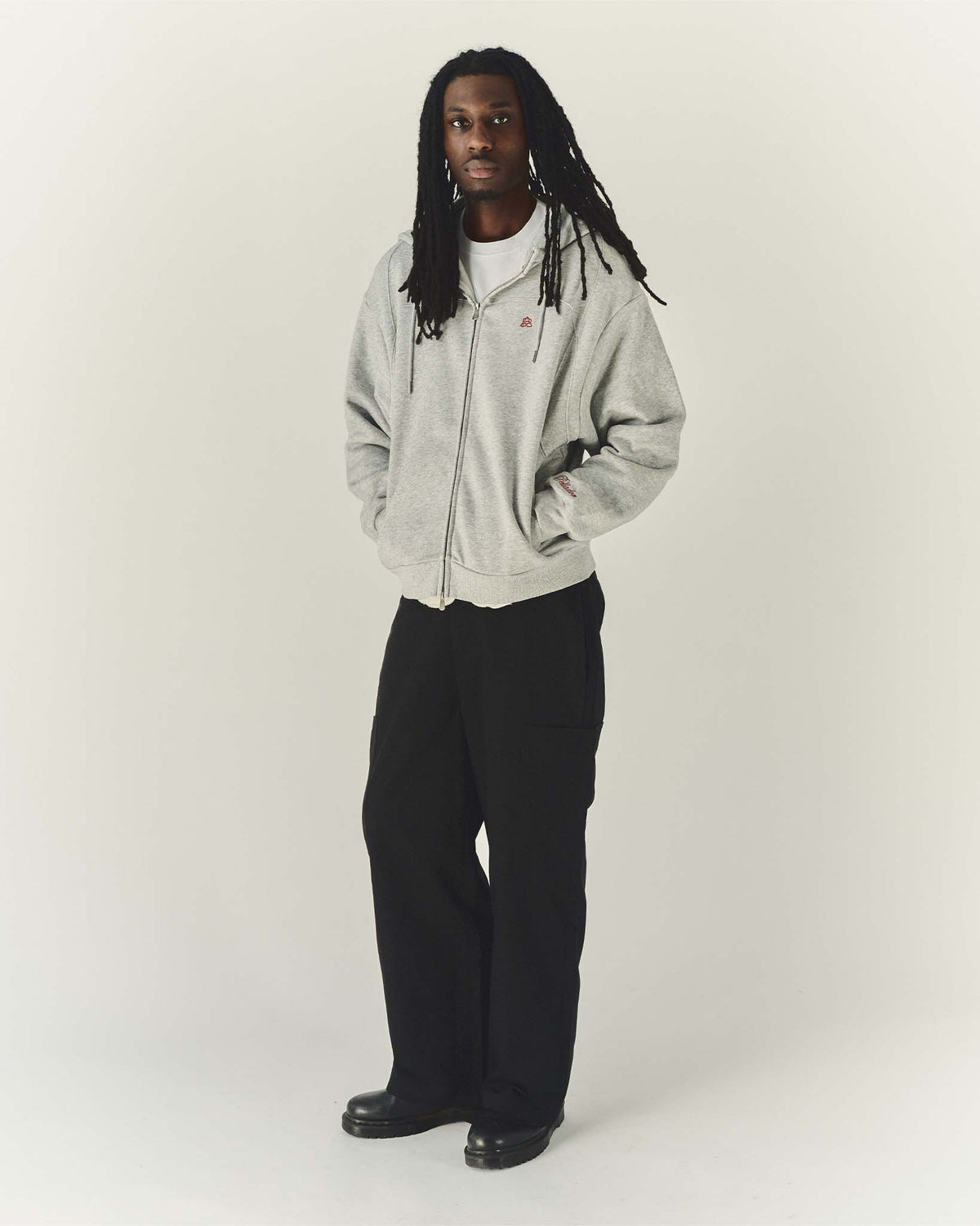 Panel Hoodie Grey