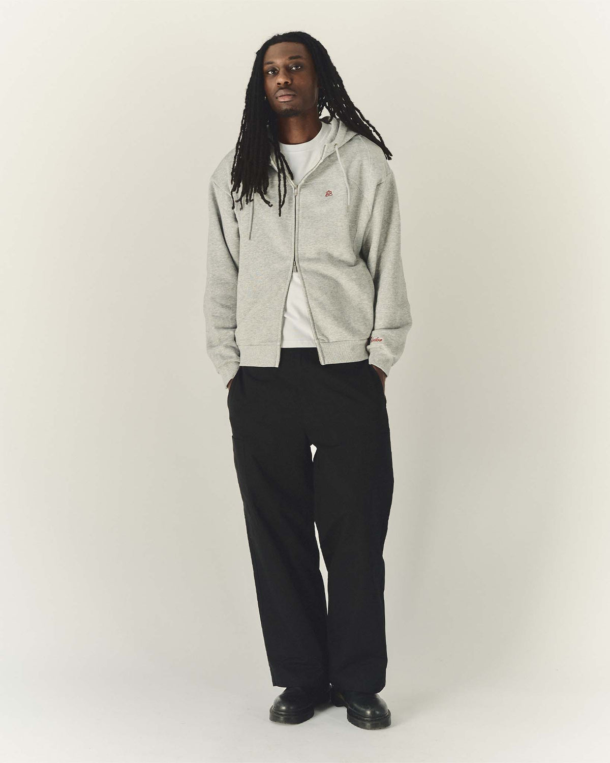 Panel Hoodie Grey
