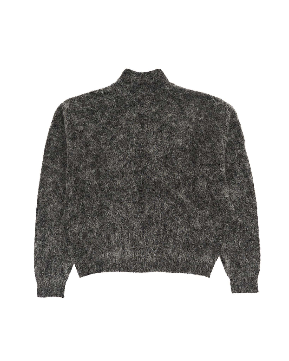 Grey Mohair Full Zip