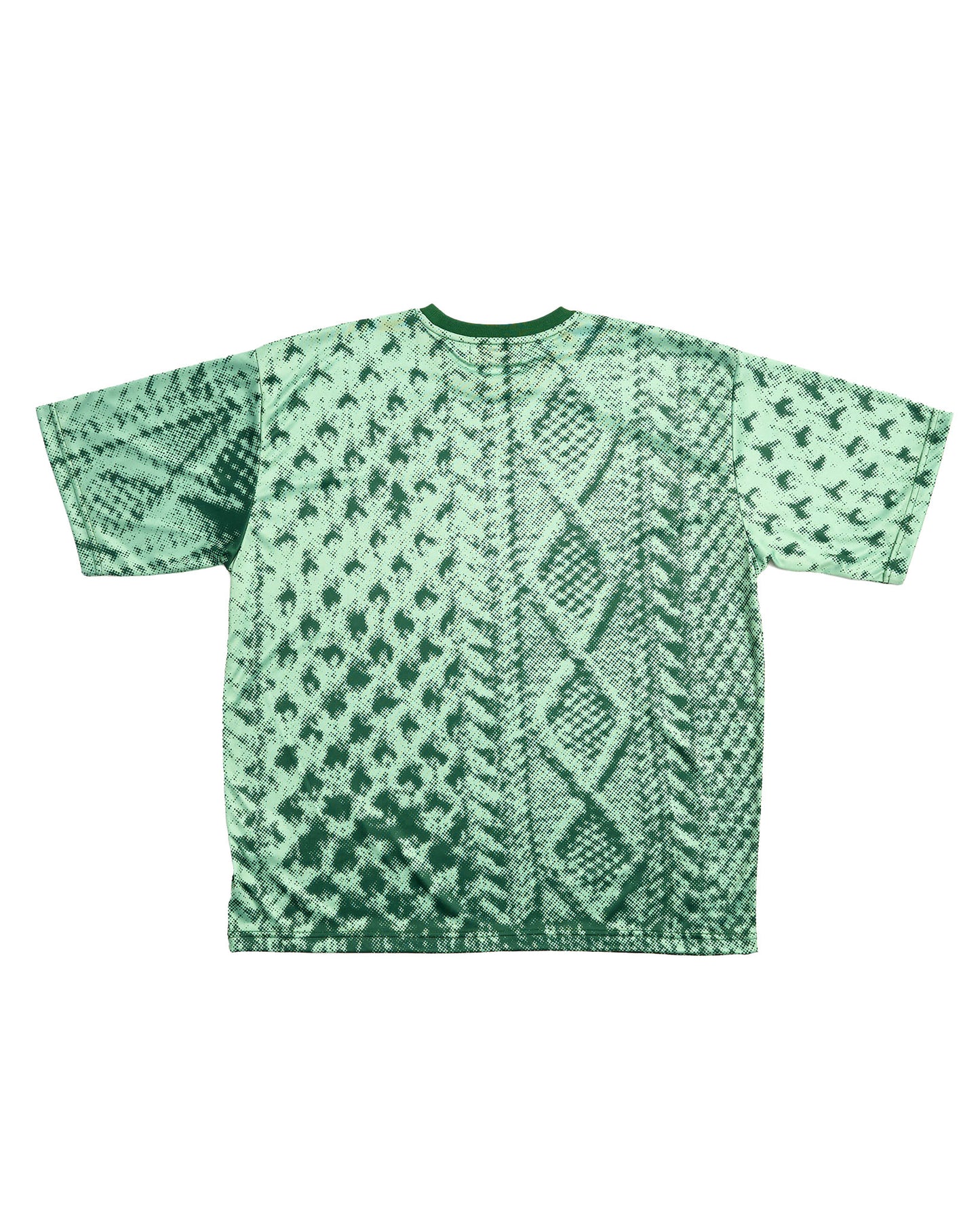 Aran Pattern Jersey Green