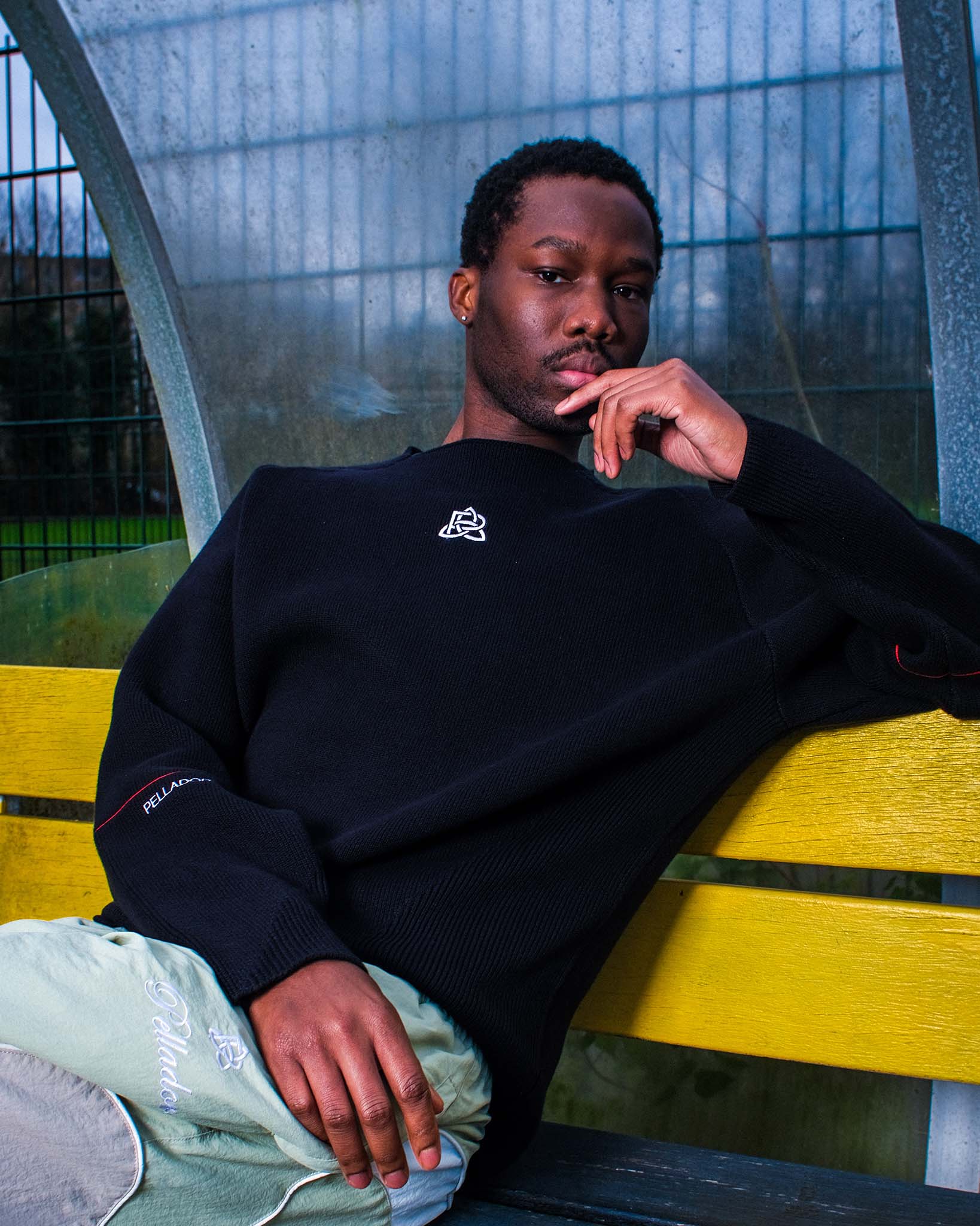 Training Knit Pullover - Black