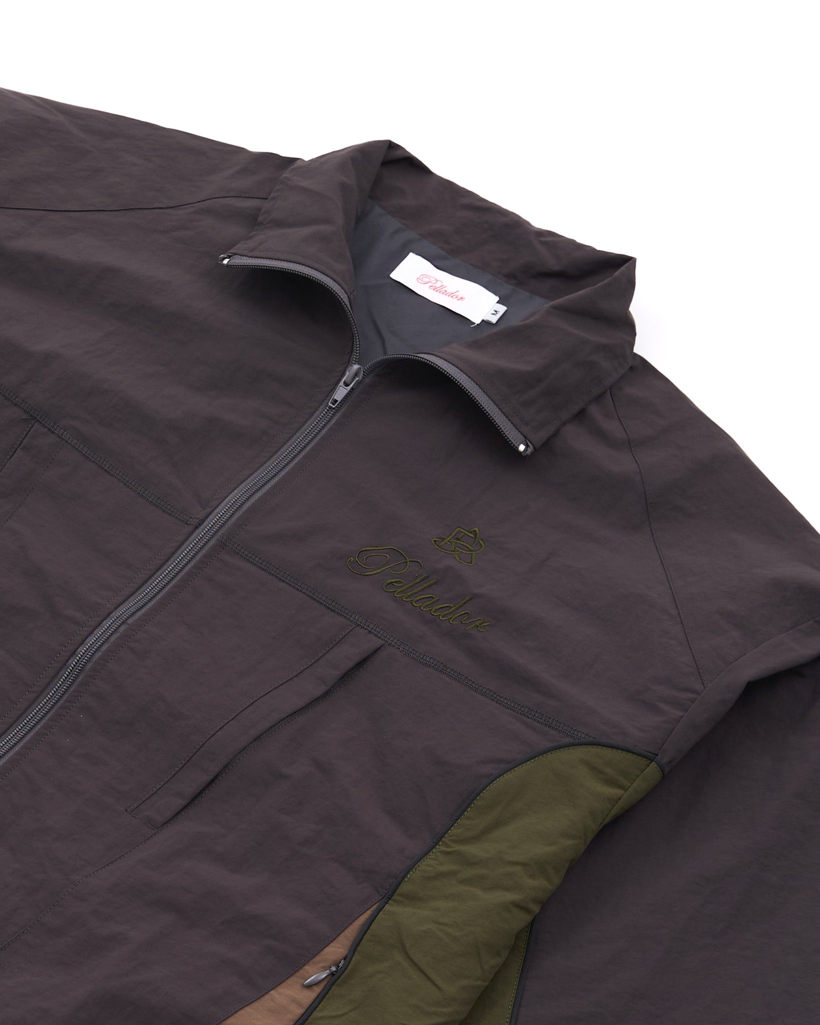 Track Jacket Charcoal & Green