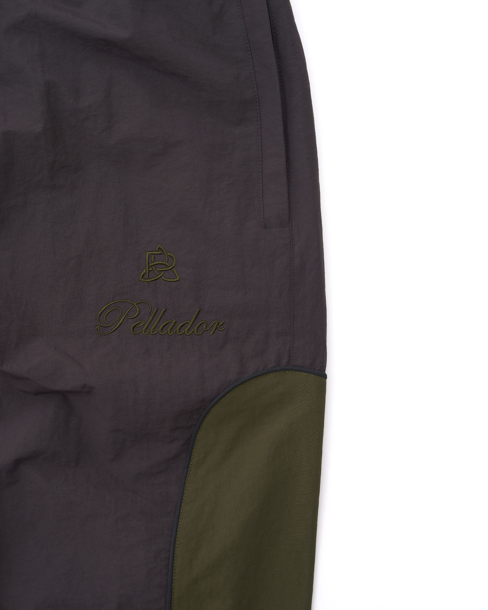 Track Bottoms Charcoal & Green