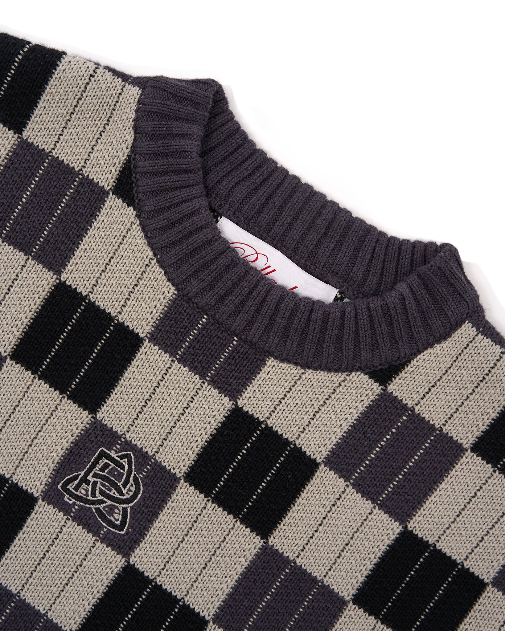 Check Ladder Knit