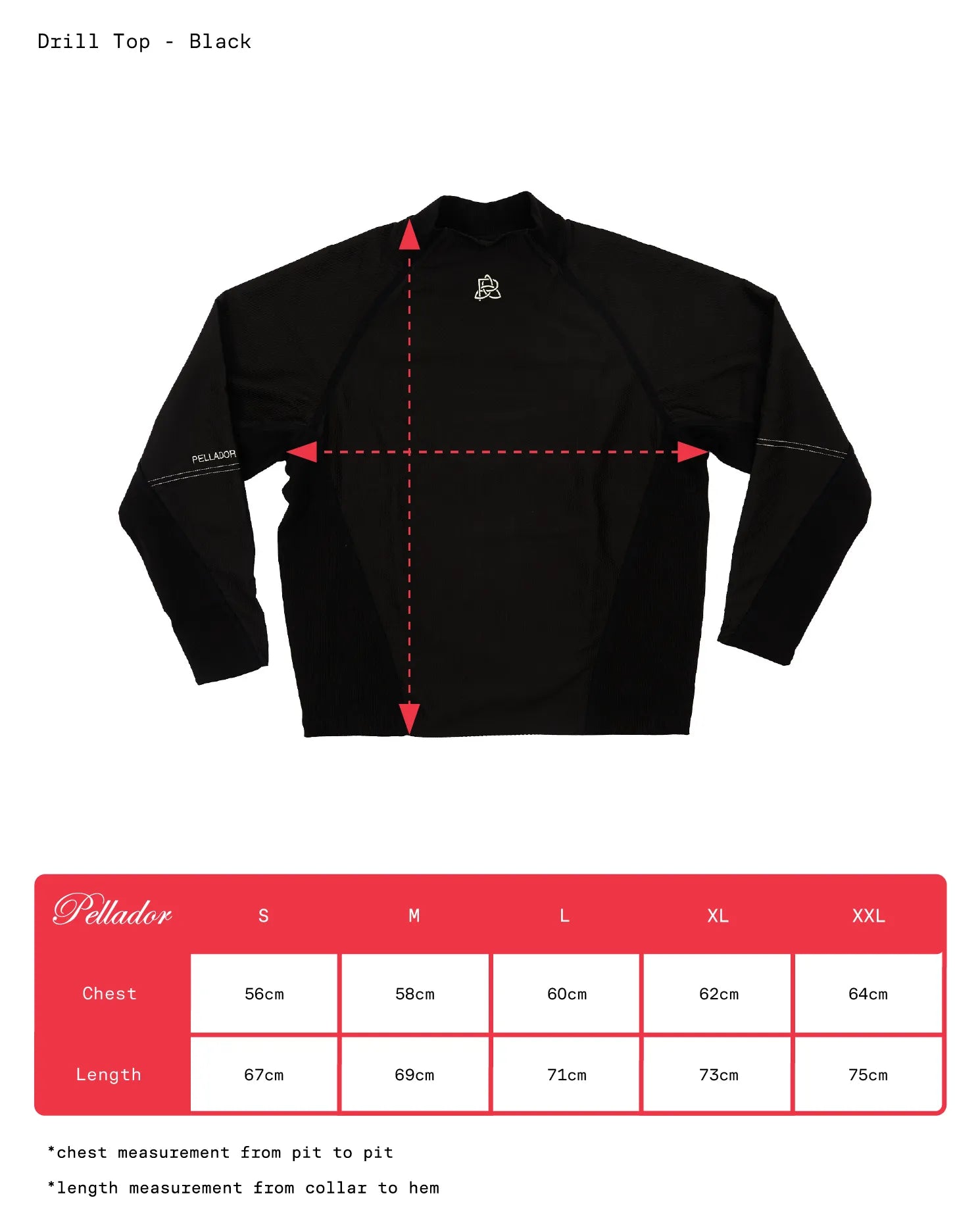 Drill Top - Black