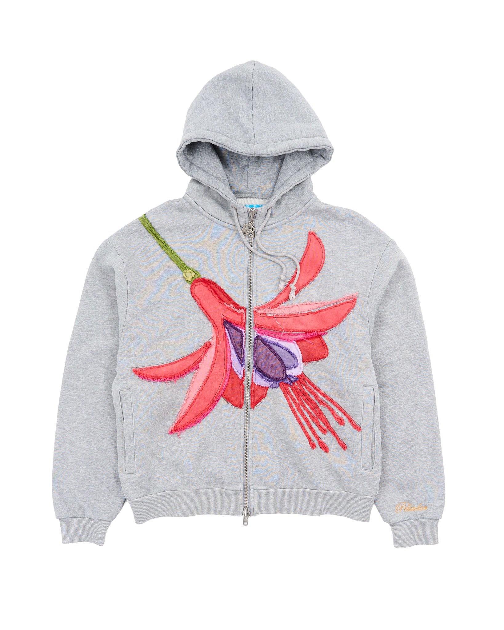 Fuchsia Hoodie - Heather Grey