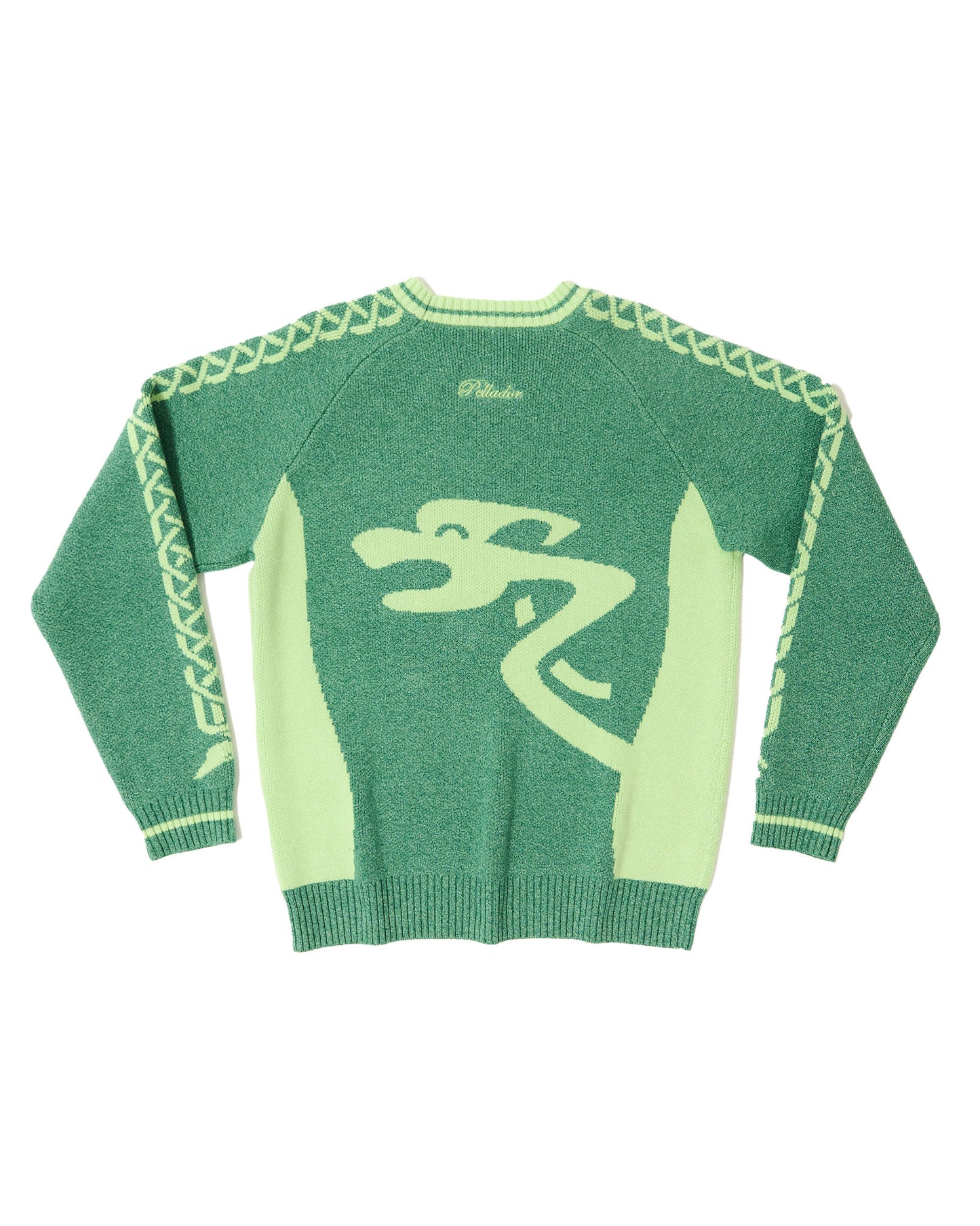 Sleeve Knot Knit Green