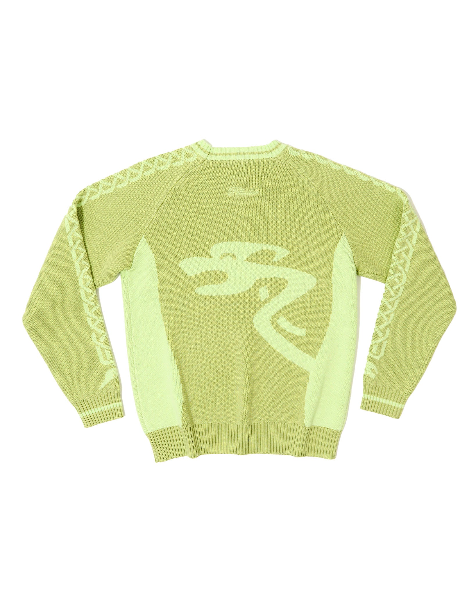 Sleeve Knot Knit Light Green