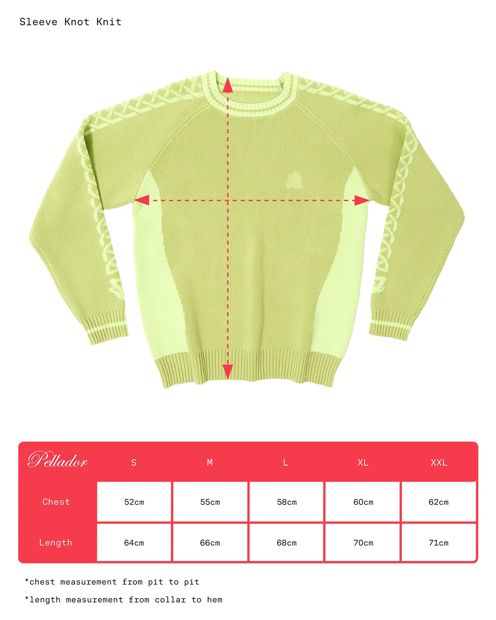 Sleeve Knot Knit Light Green