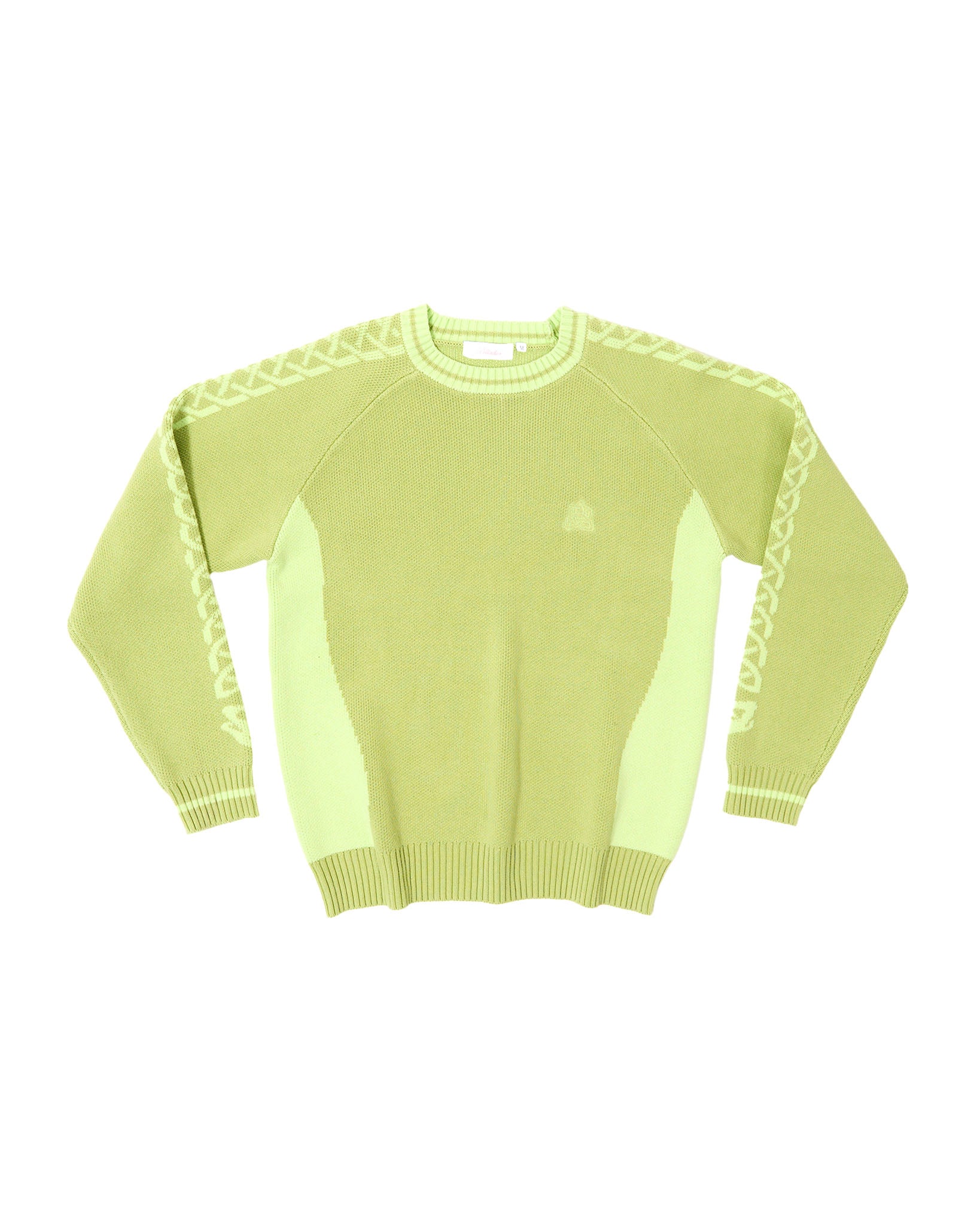 Sleeve Knot Knit Light Green