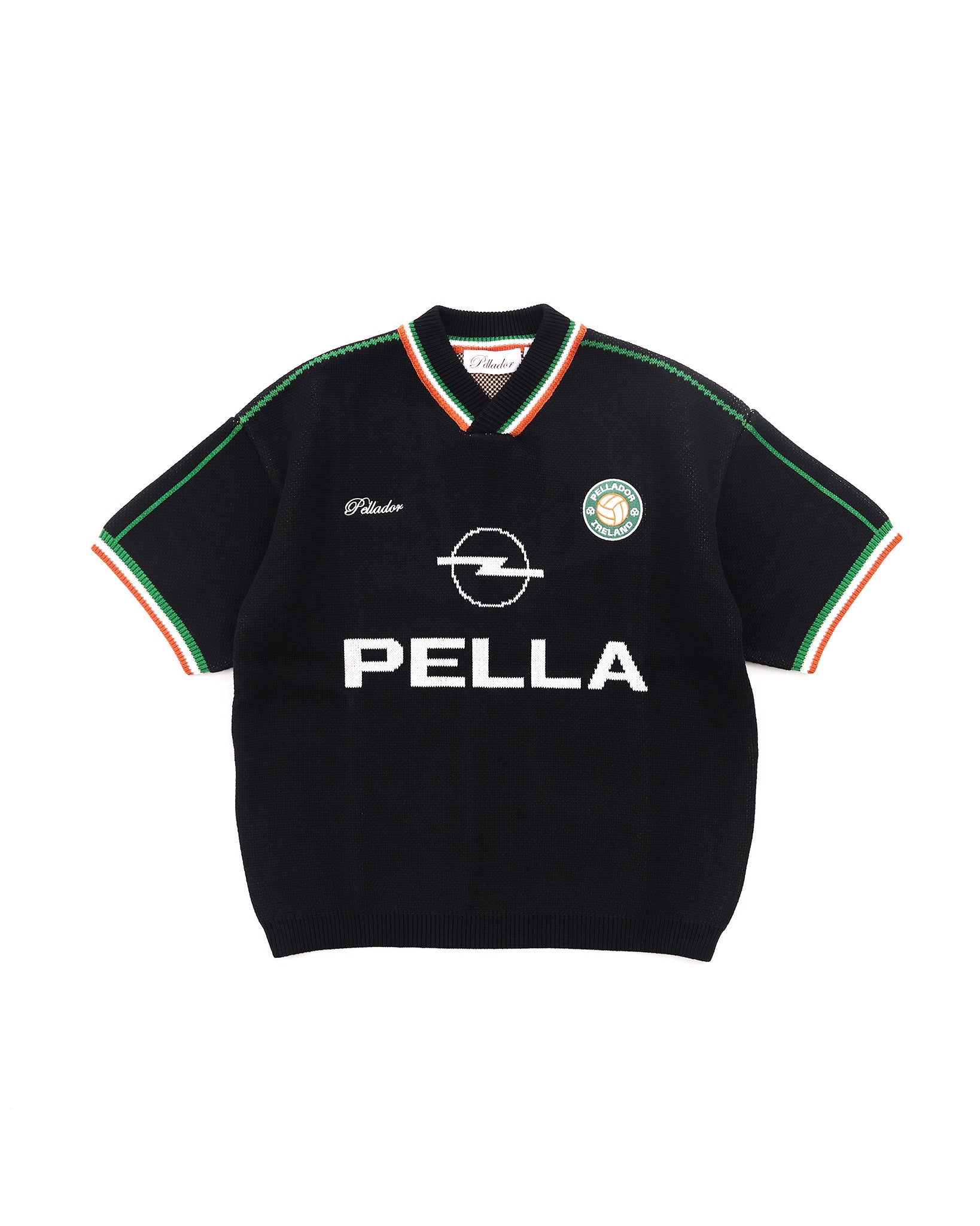 Ireland Short Sleeve Knit Black