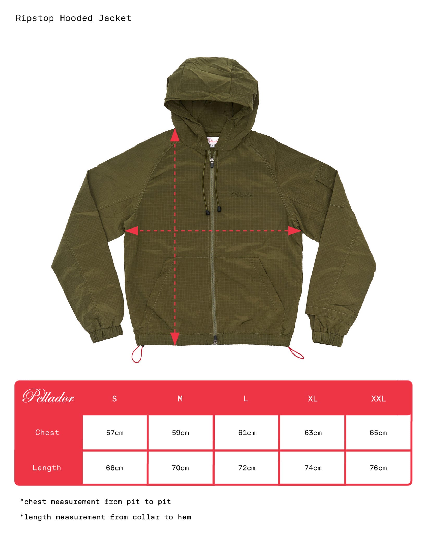 Ripstop Hooded Jacket