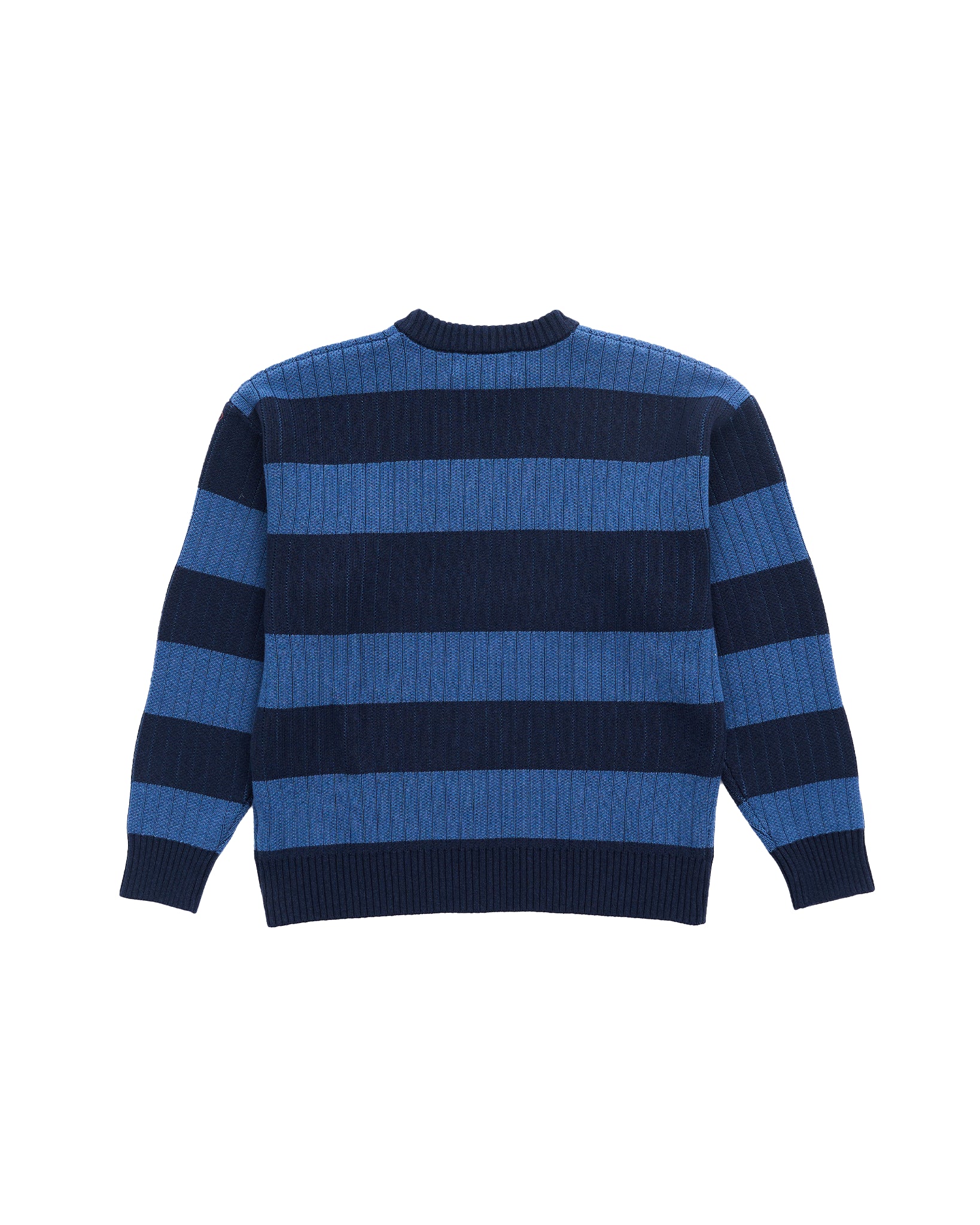 Striped Ladder Knit - Blue & Navy