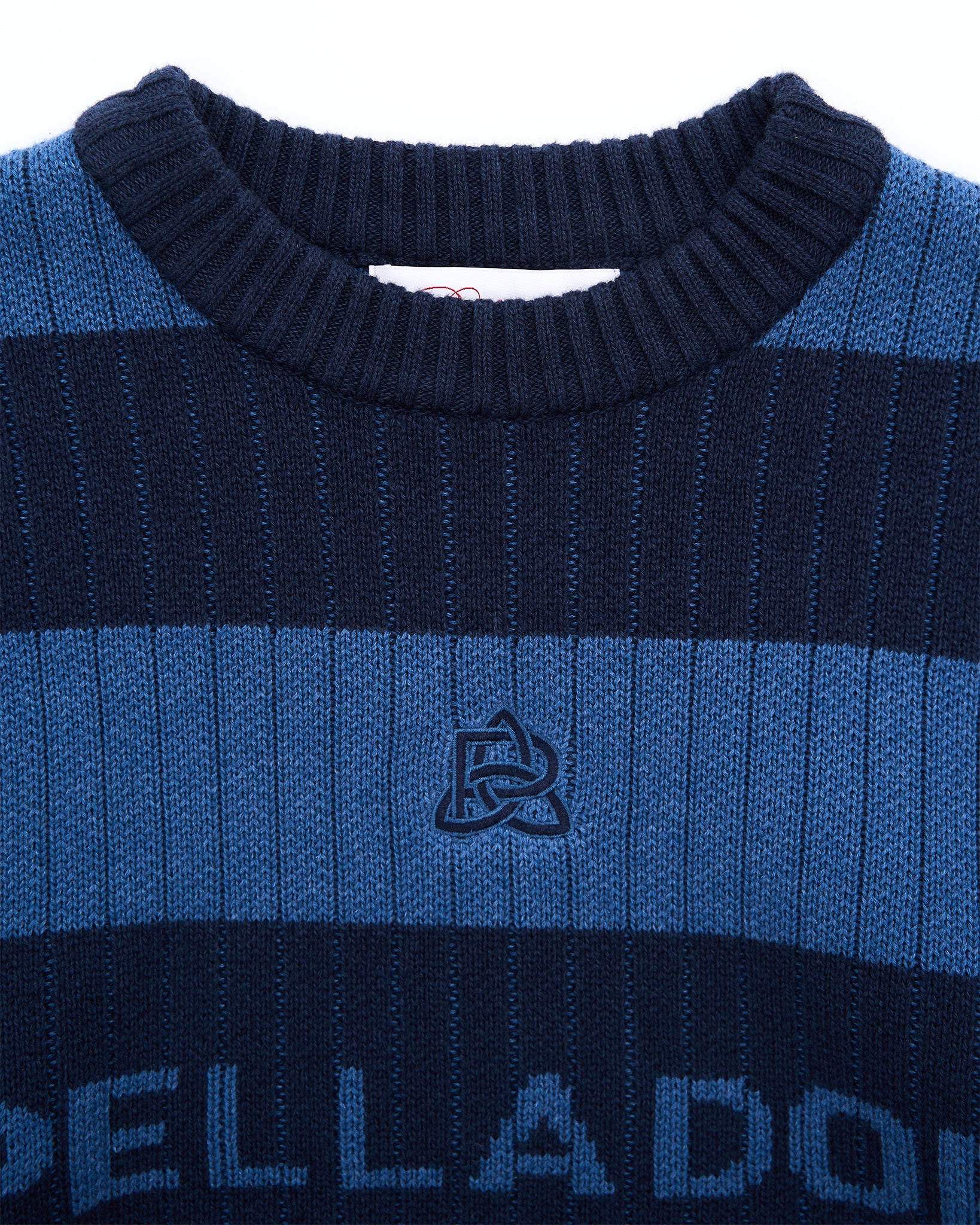 Striped Ladder Knit - Blue & Navy