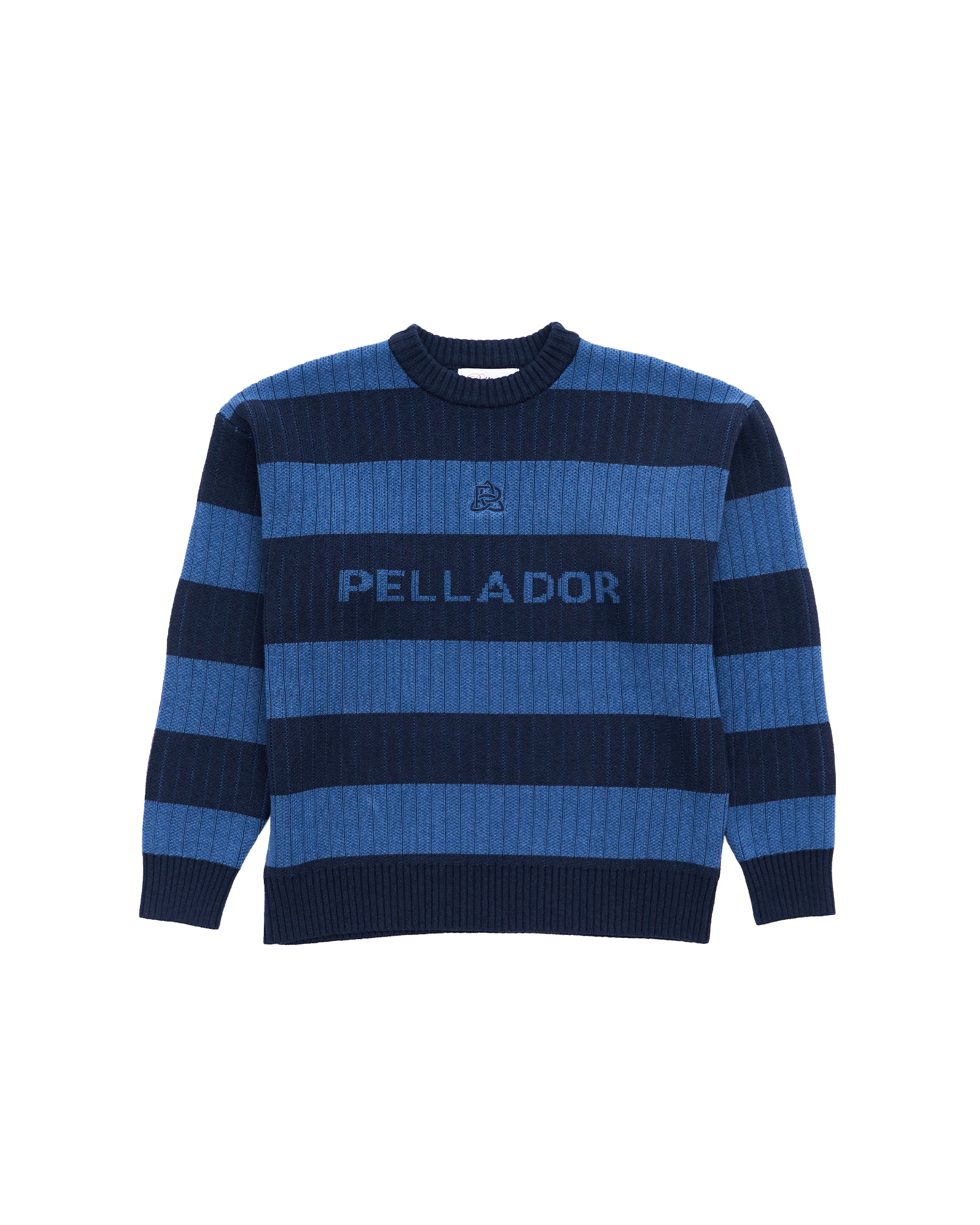 Striped Ladder Knit - Blue & Navy