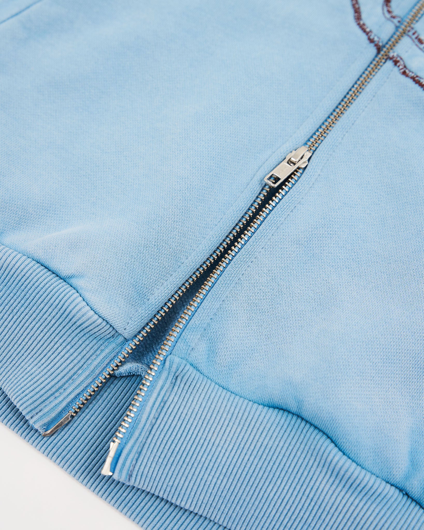 Triskele Appliqué Hoodie - Blue