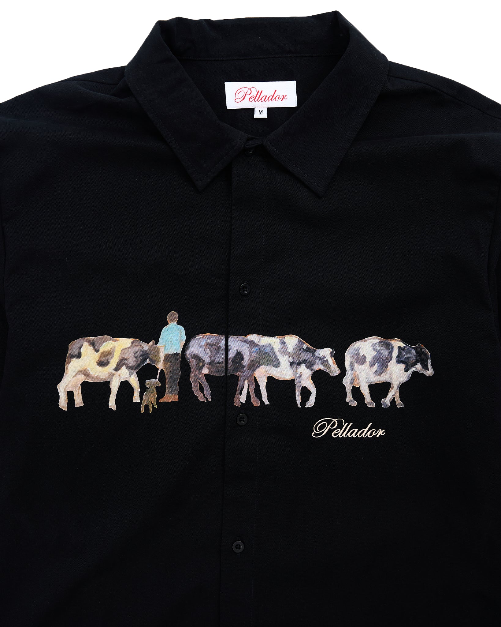 Sean Ferry Cow Shirt - Black
