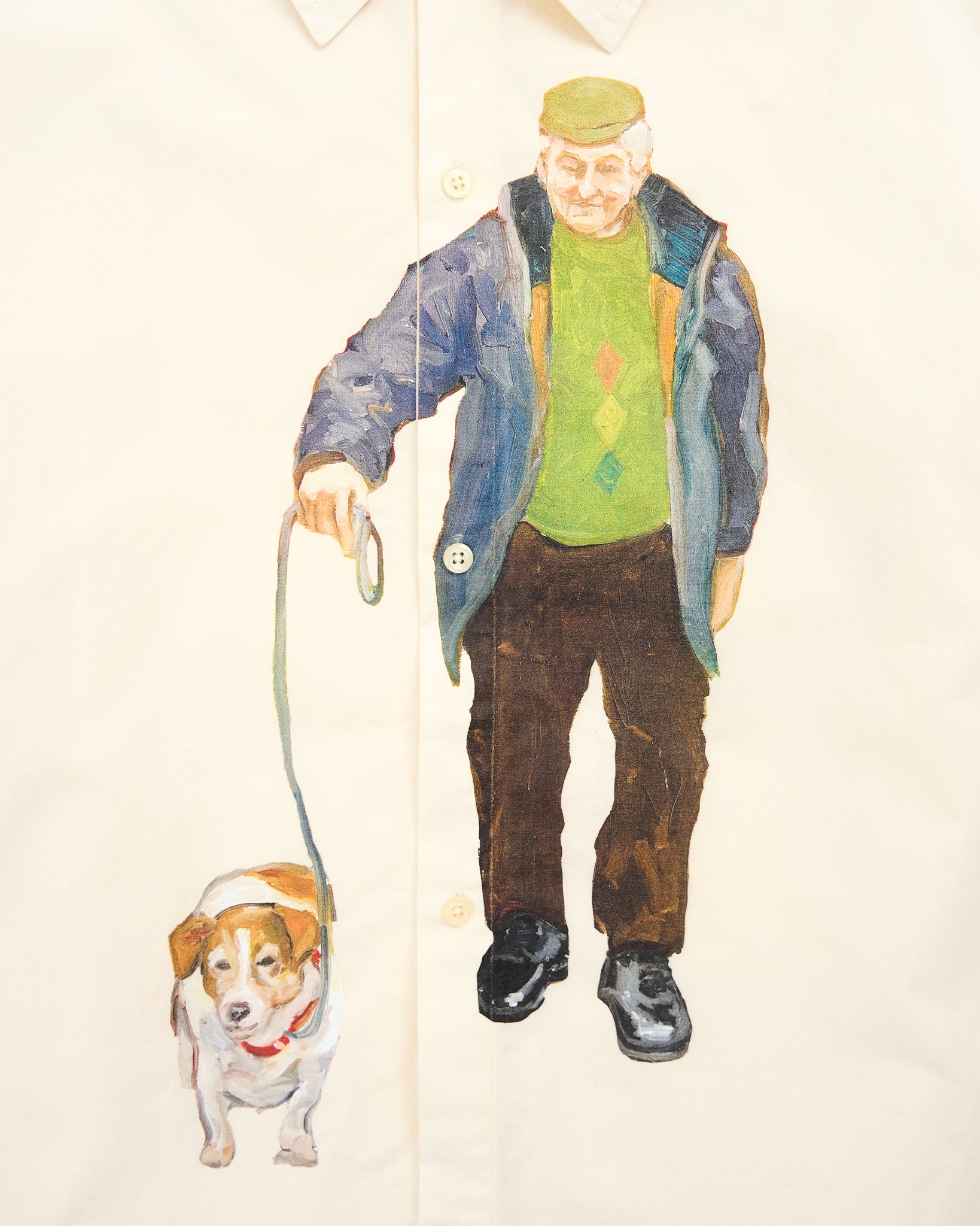 Sean Ferry Dog Walk Shirt - Cream