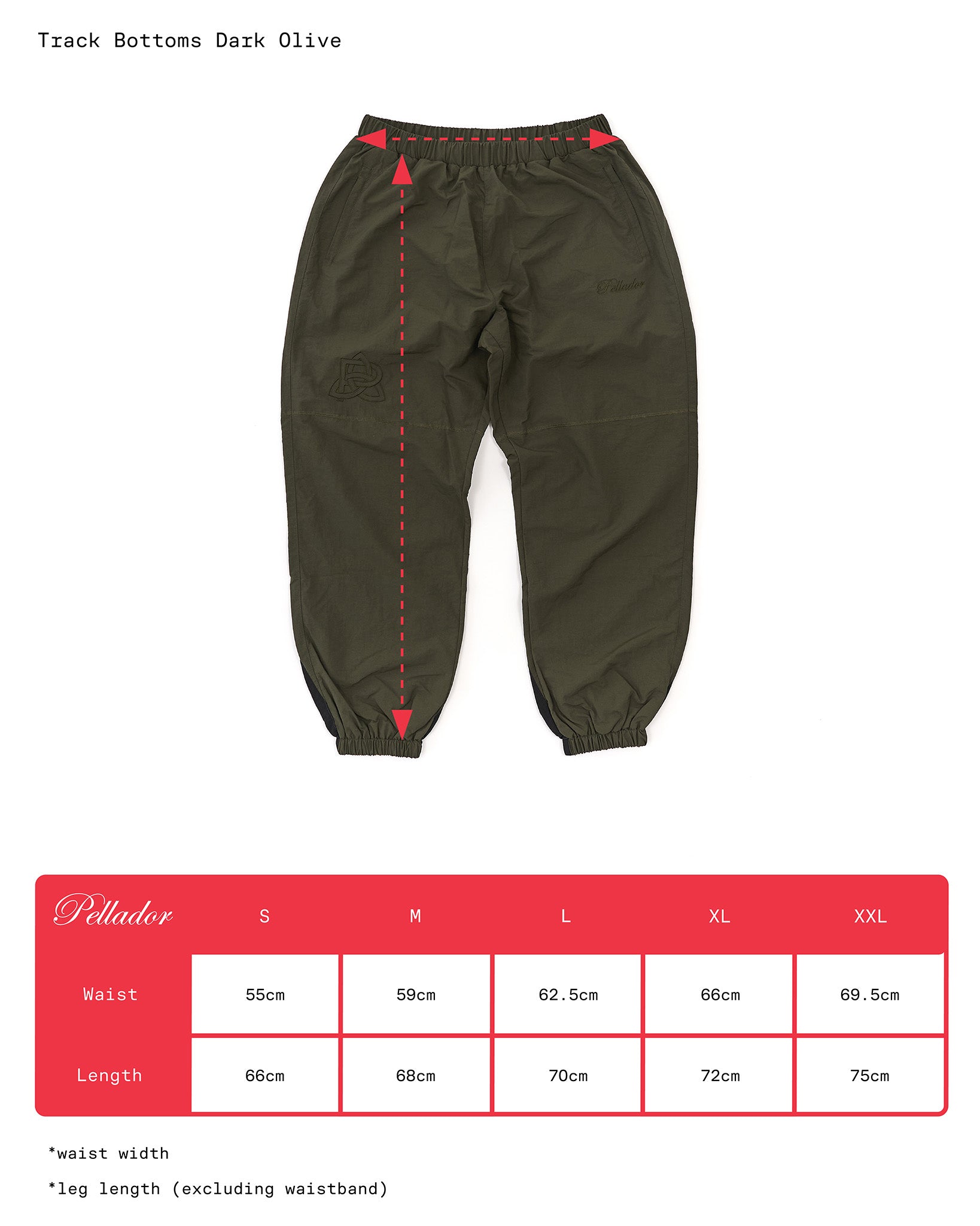 Track Bottoms Dark Olive