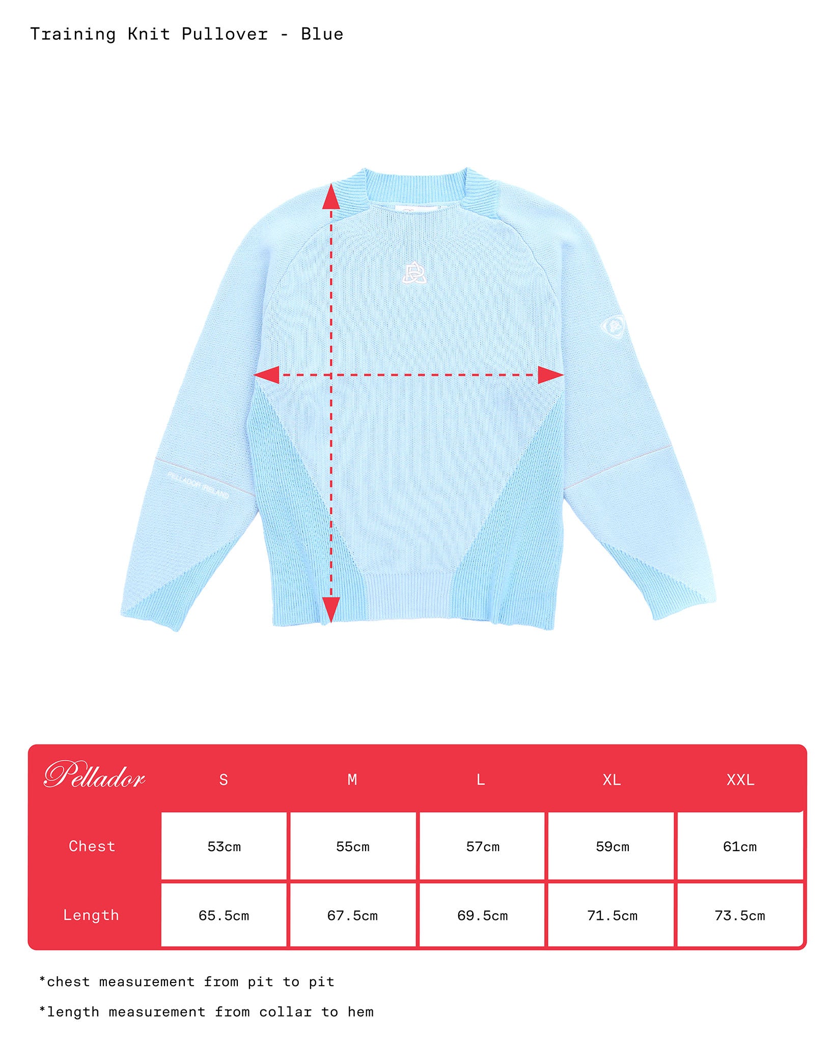 Football Pullover Knit - Blue