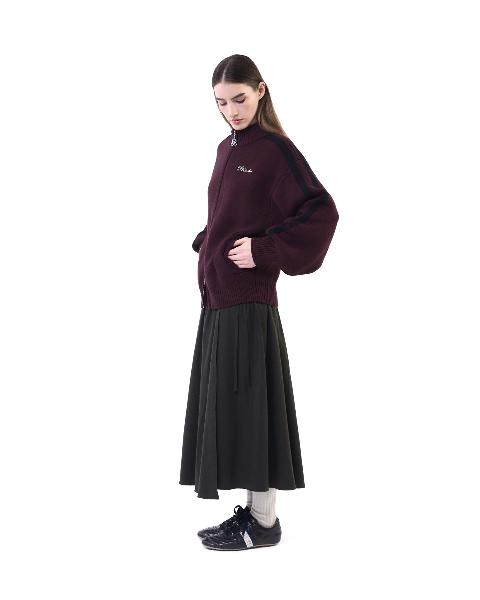 Full Zip Knit Track Top