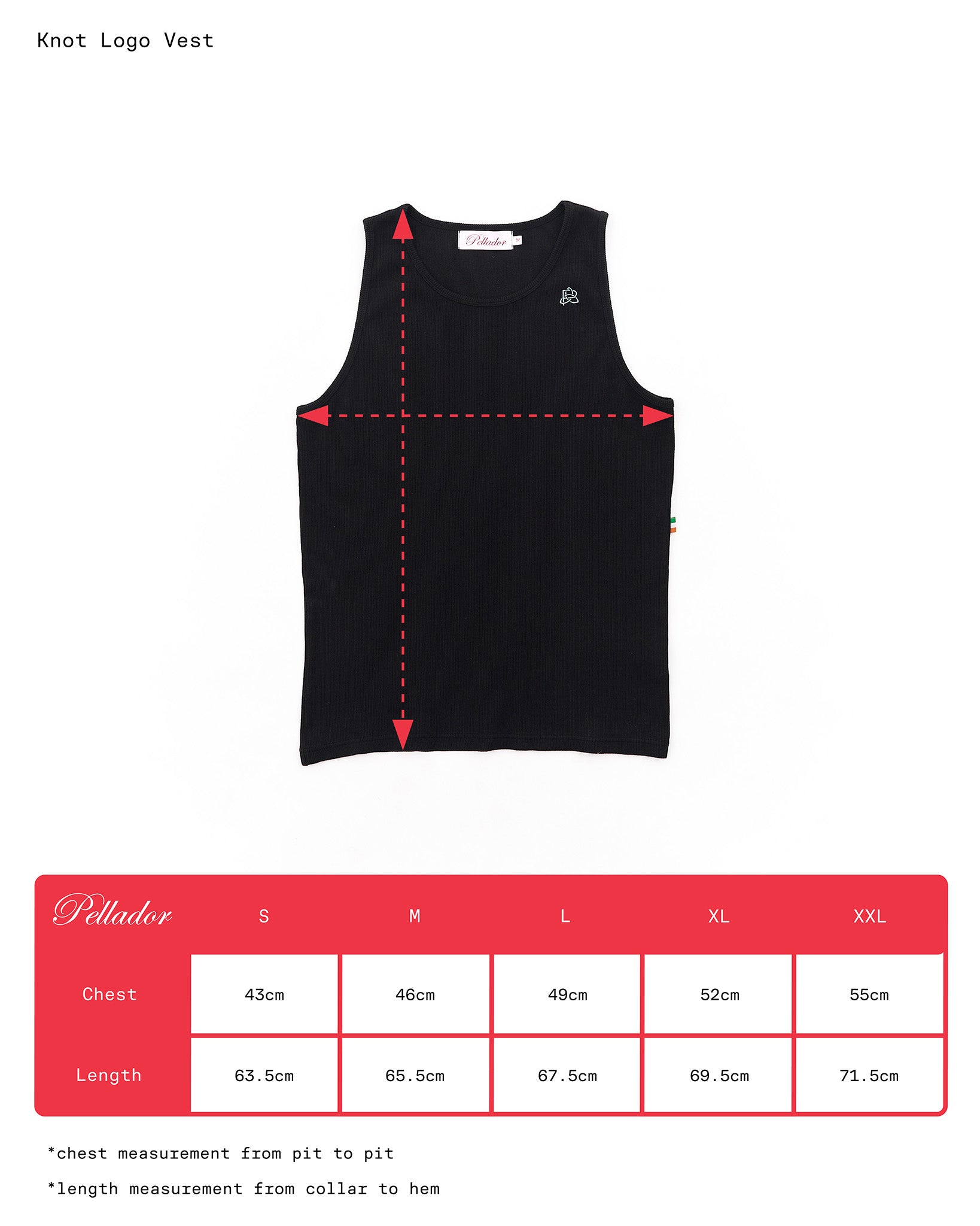 Knot Logo Vest - Black
