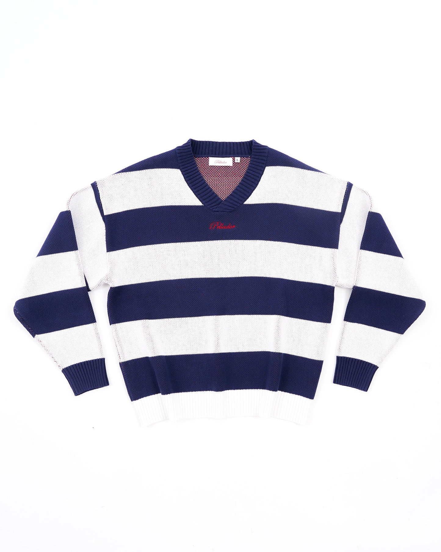 Blue & White Stripe Knit