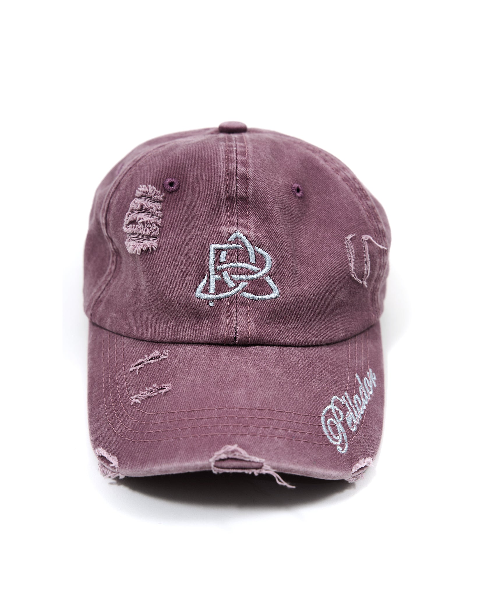 Washed Distressed Cap Faded Purple
