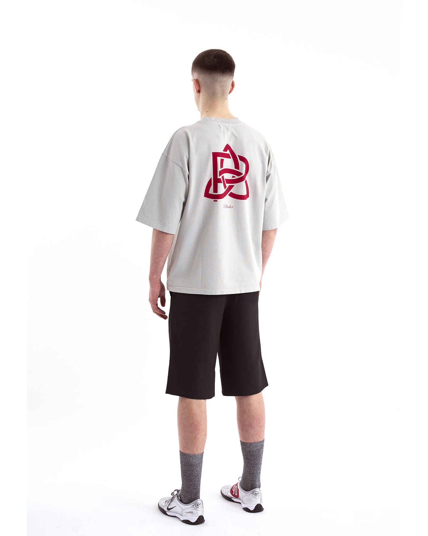 P Knot Logo T-Shirt Grey