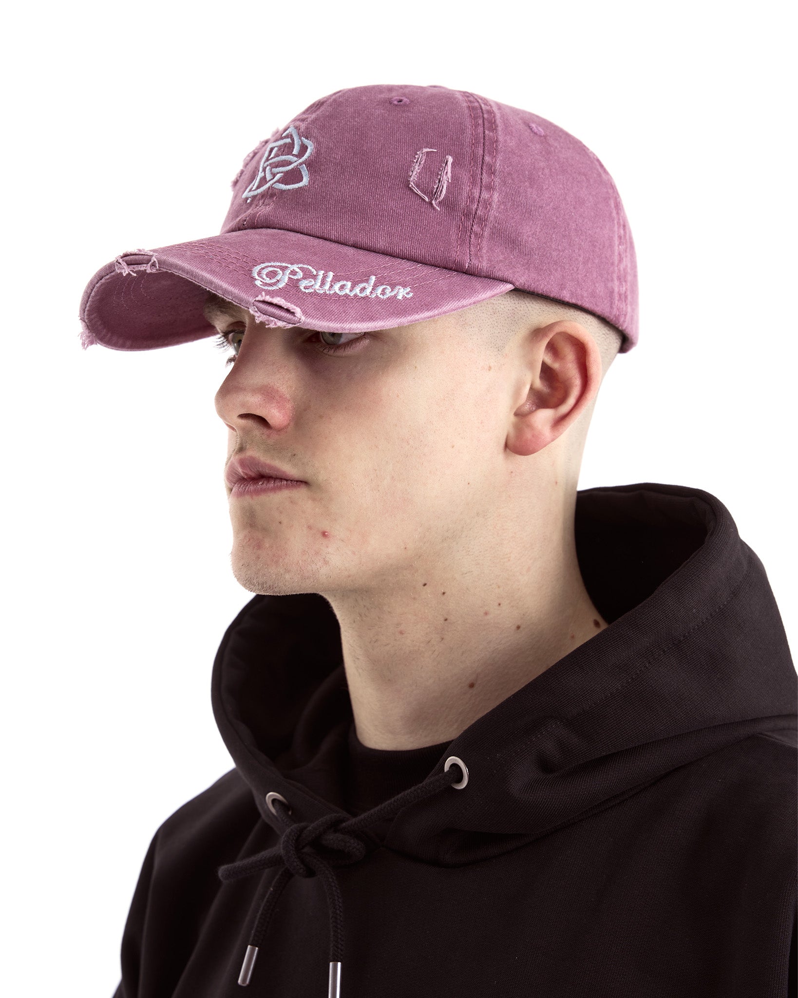 Washed Distressed Cap Faded Purple