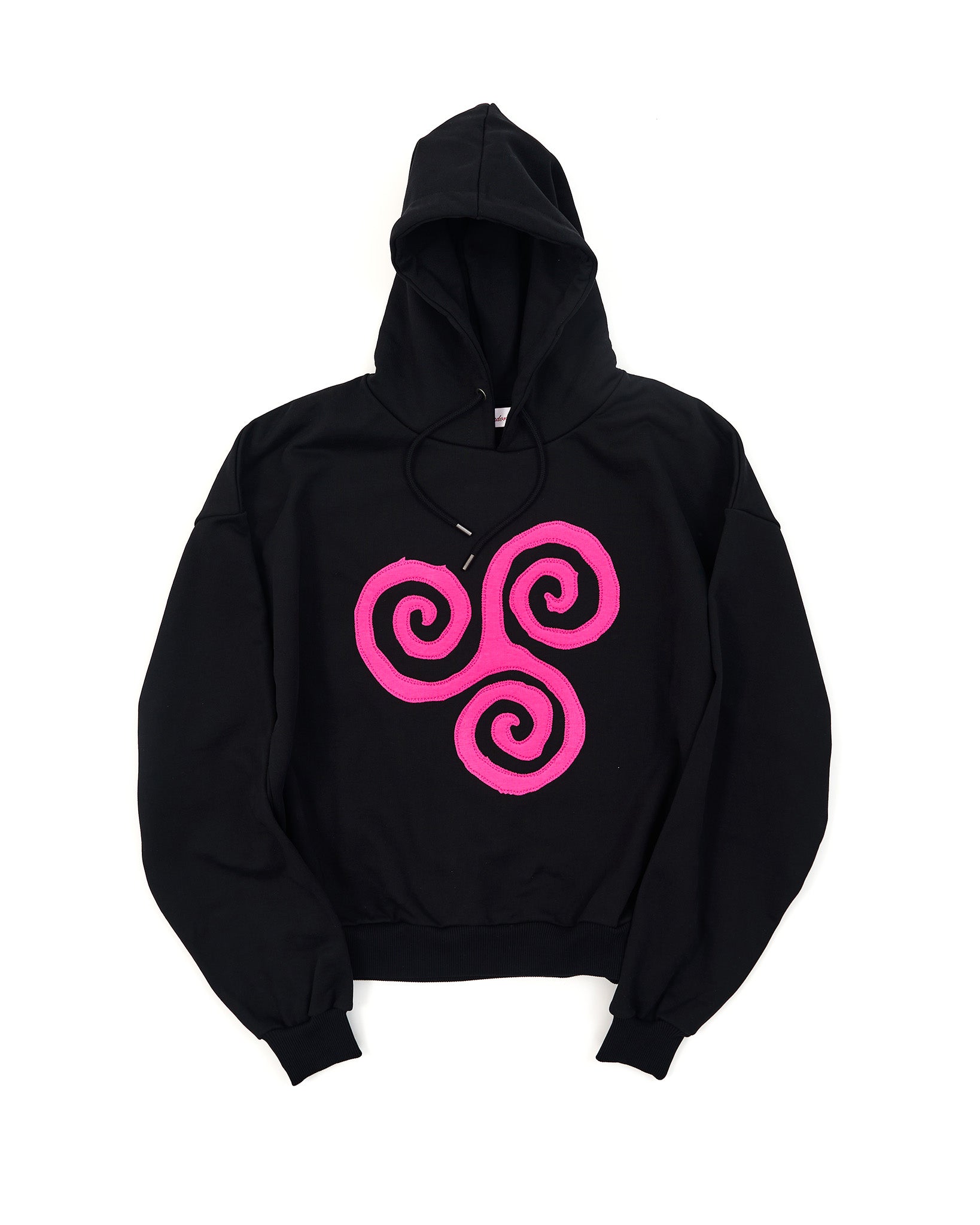 Triskele Appliqué Hoodie - Pink