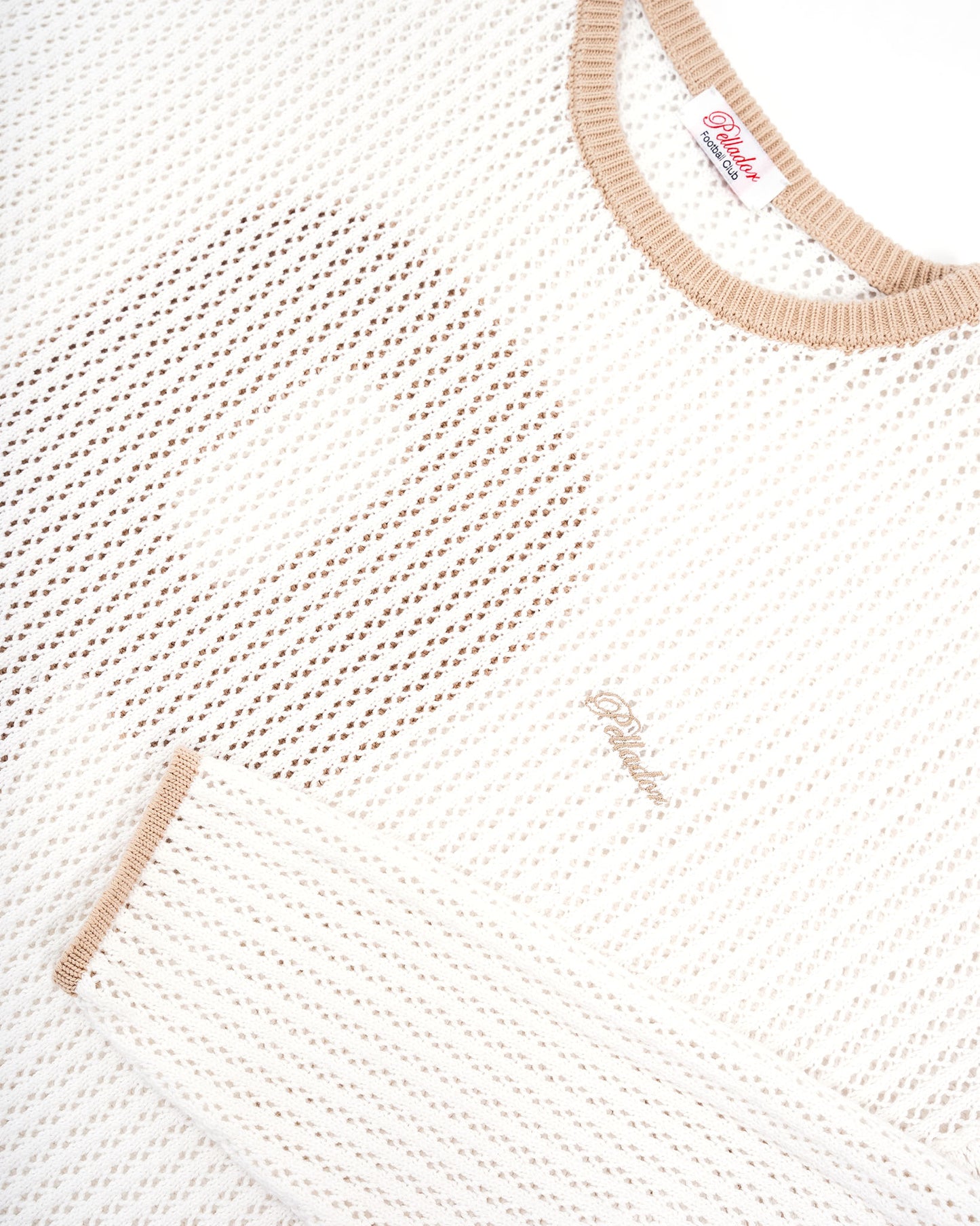 9 Crochet Knit - White & Gold
