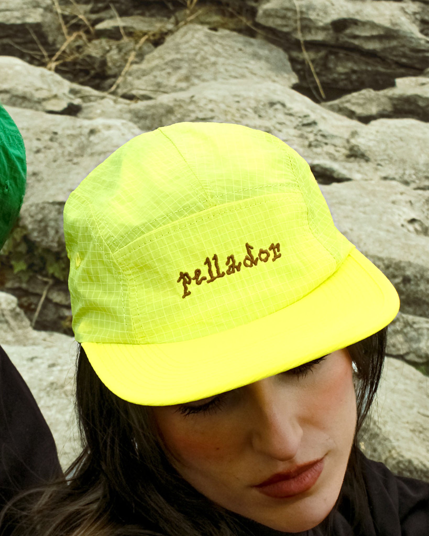 Ripstop Drawstring Cap Yellow