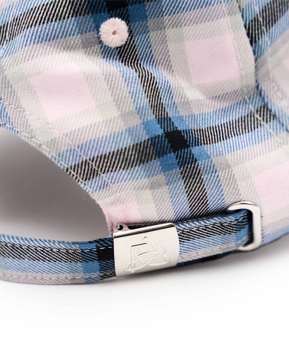 Pink Check Cap