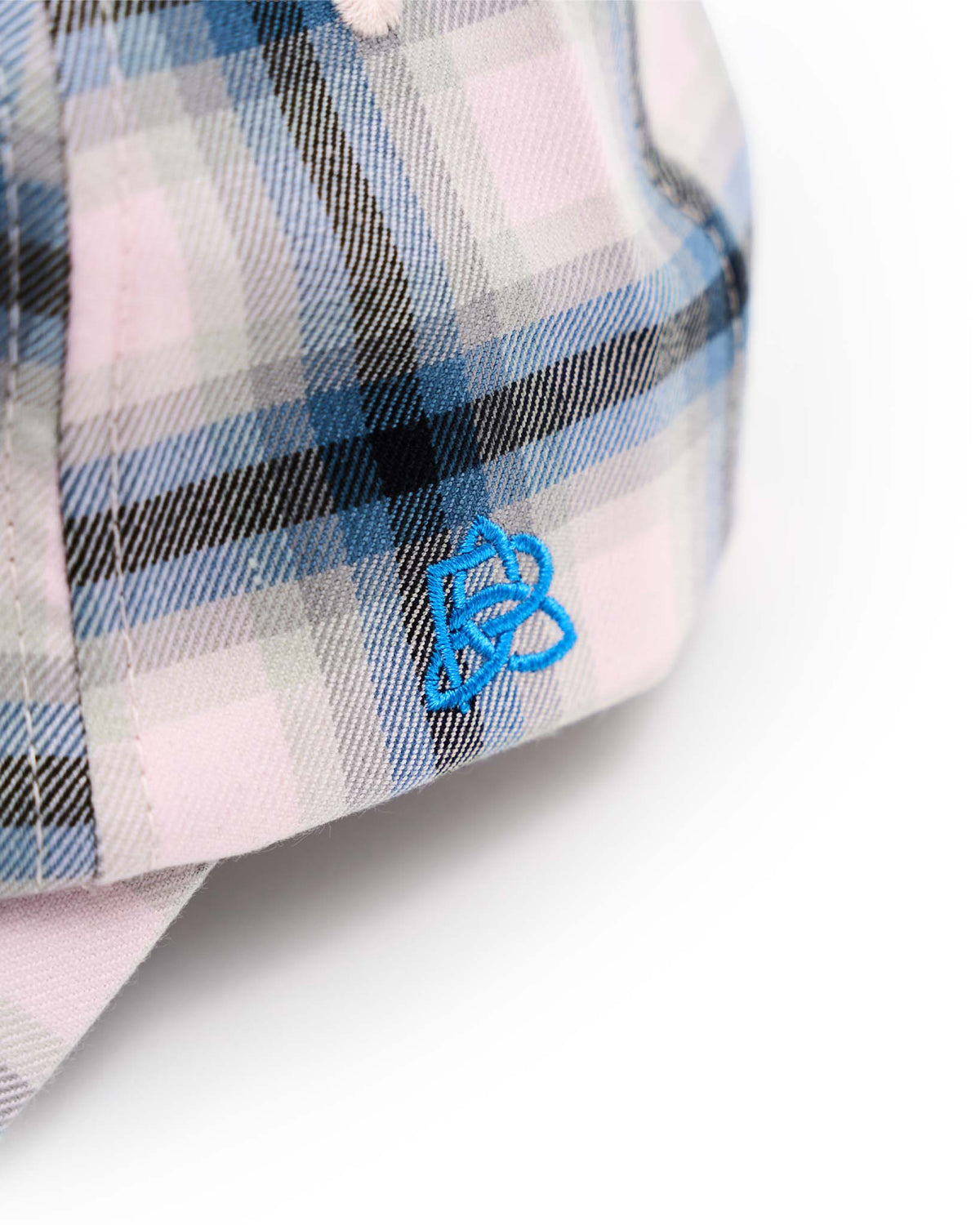 Pink Check Cap
