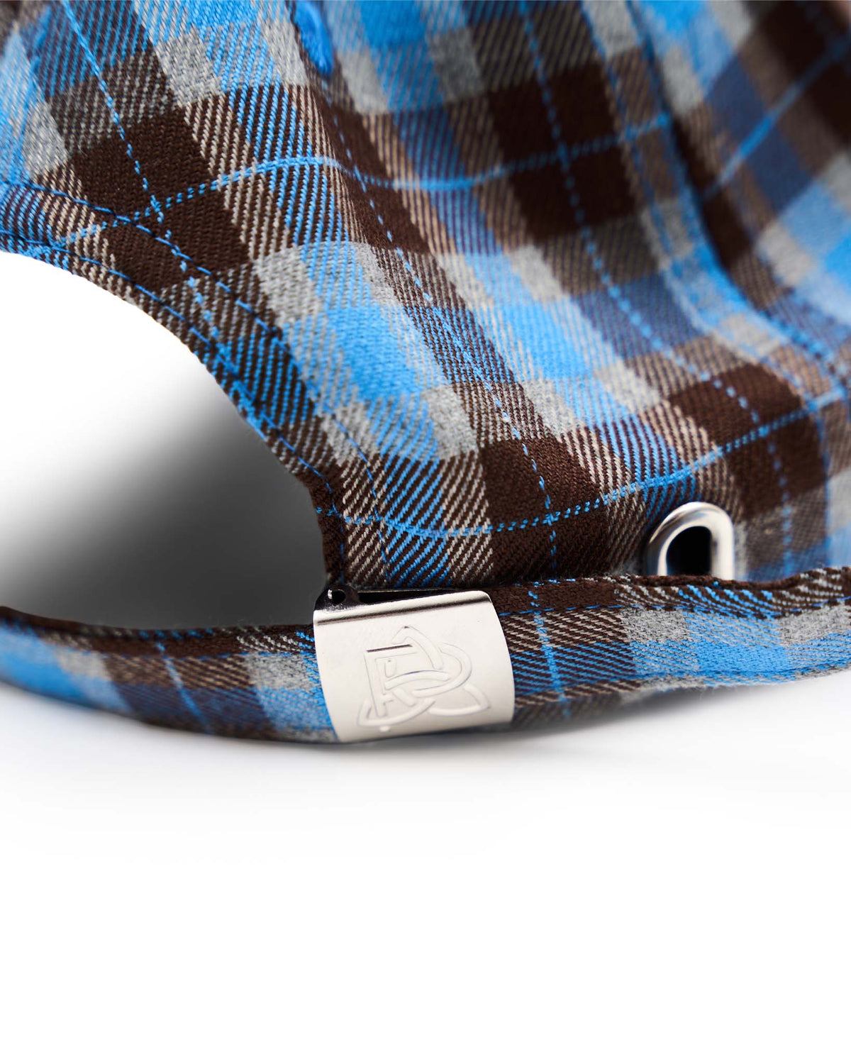 Blue Check Cap