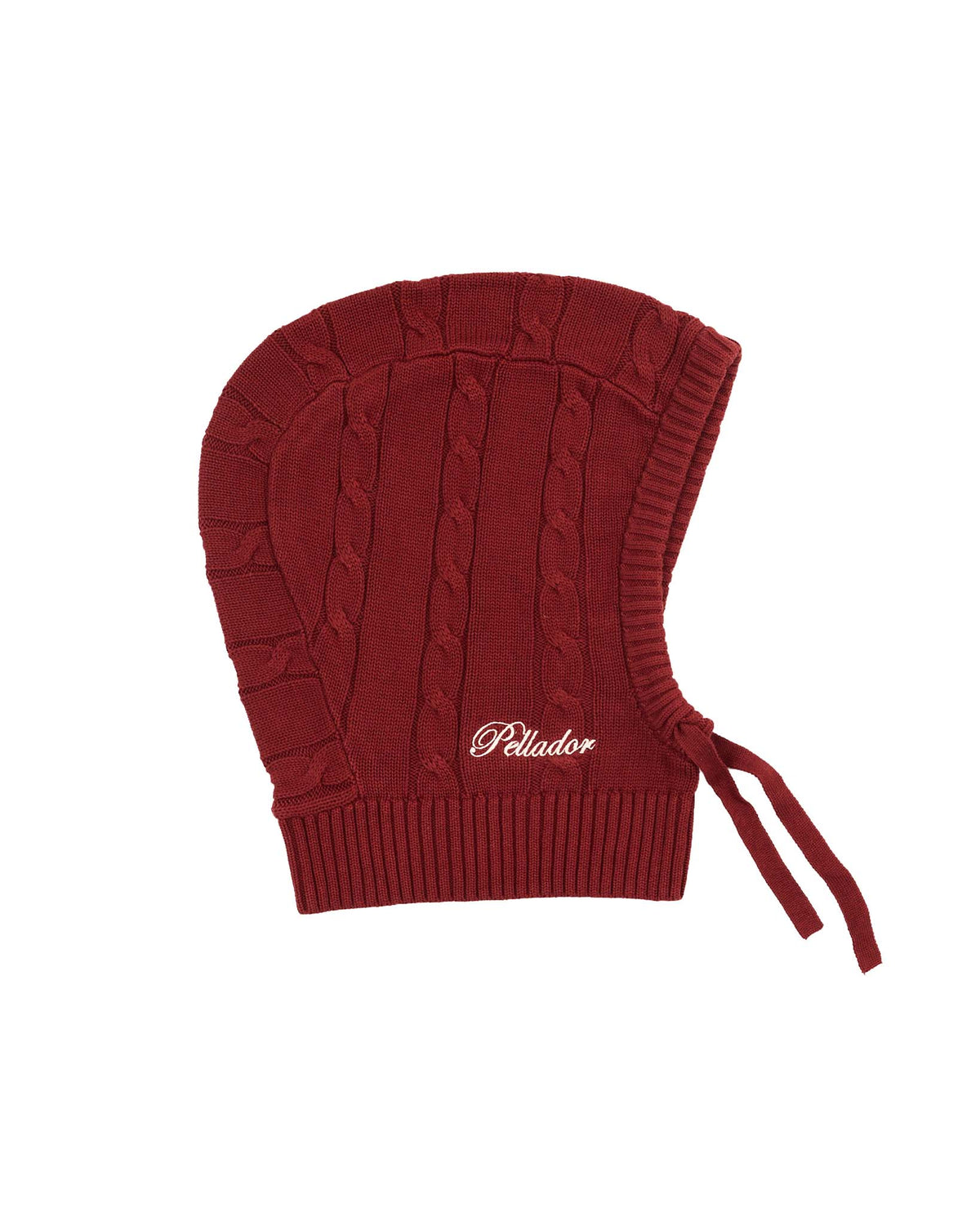 Cable Knit Snood Maroon