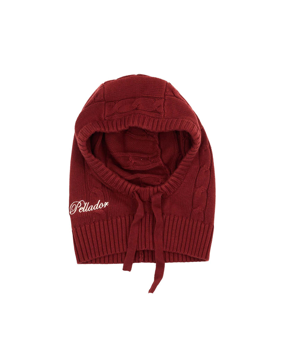 Cable Knit Snood Maroon