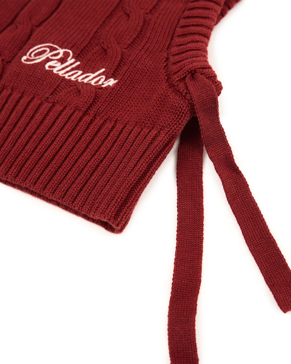 Cable Knit Snood Maroon