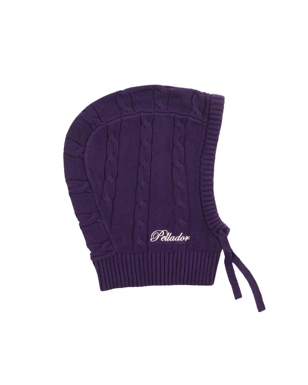 Cable Knit Snood Purple
