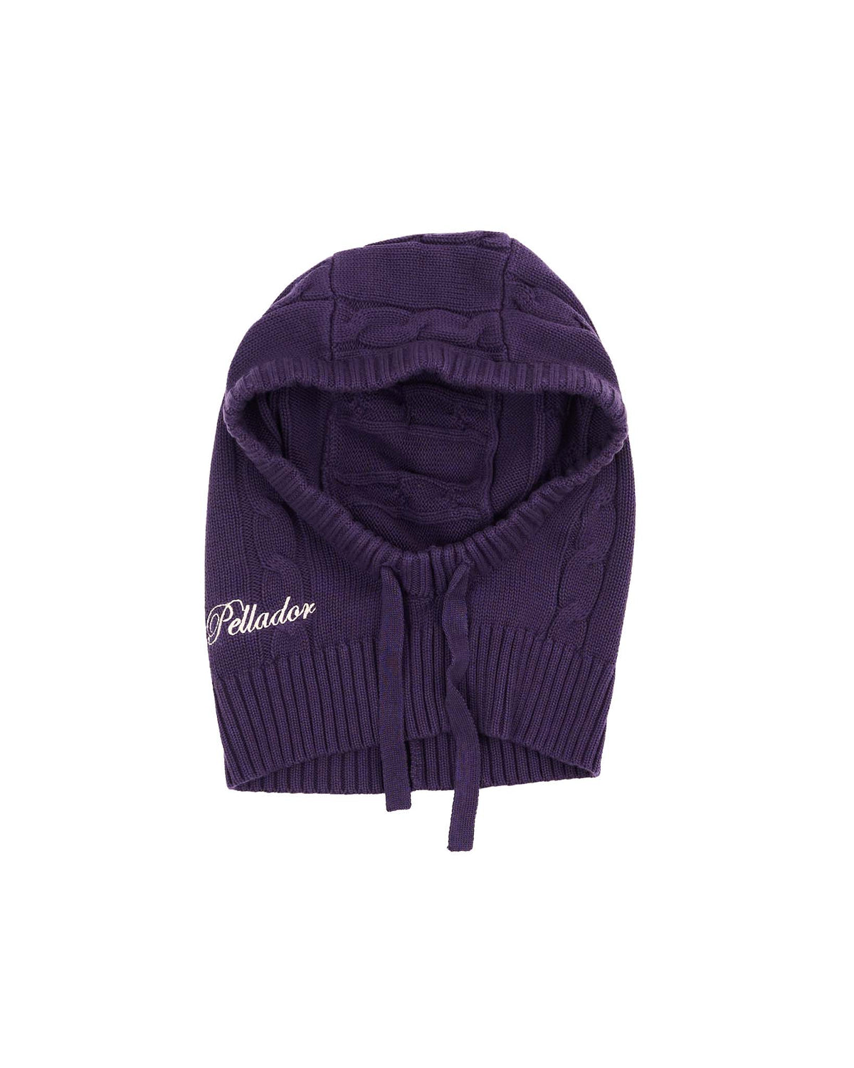 Cable Knit Snood Purple
