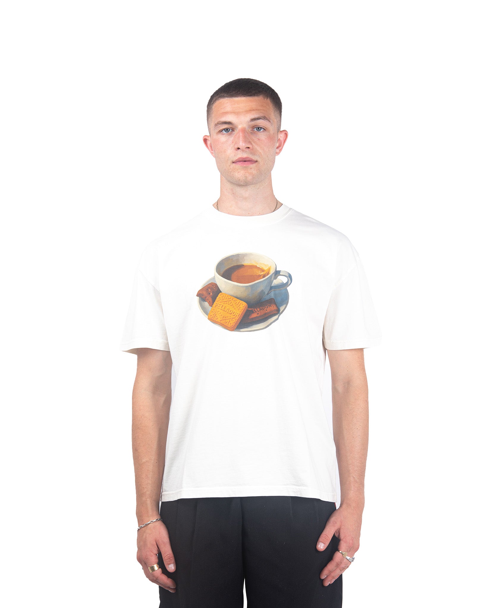 Tea & Biscuits T-Shirt - Cream