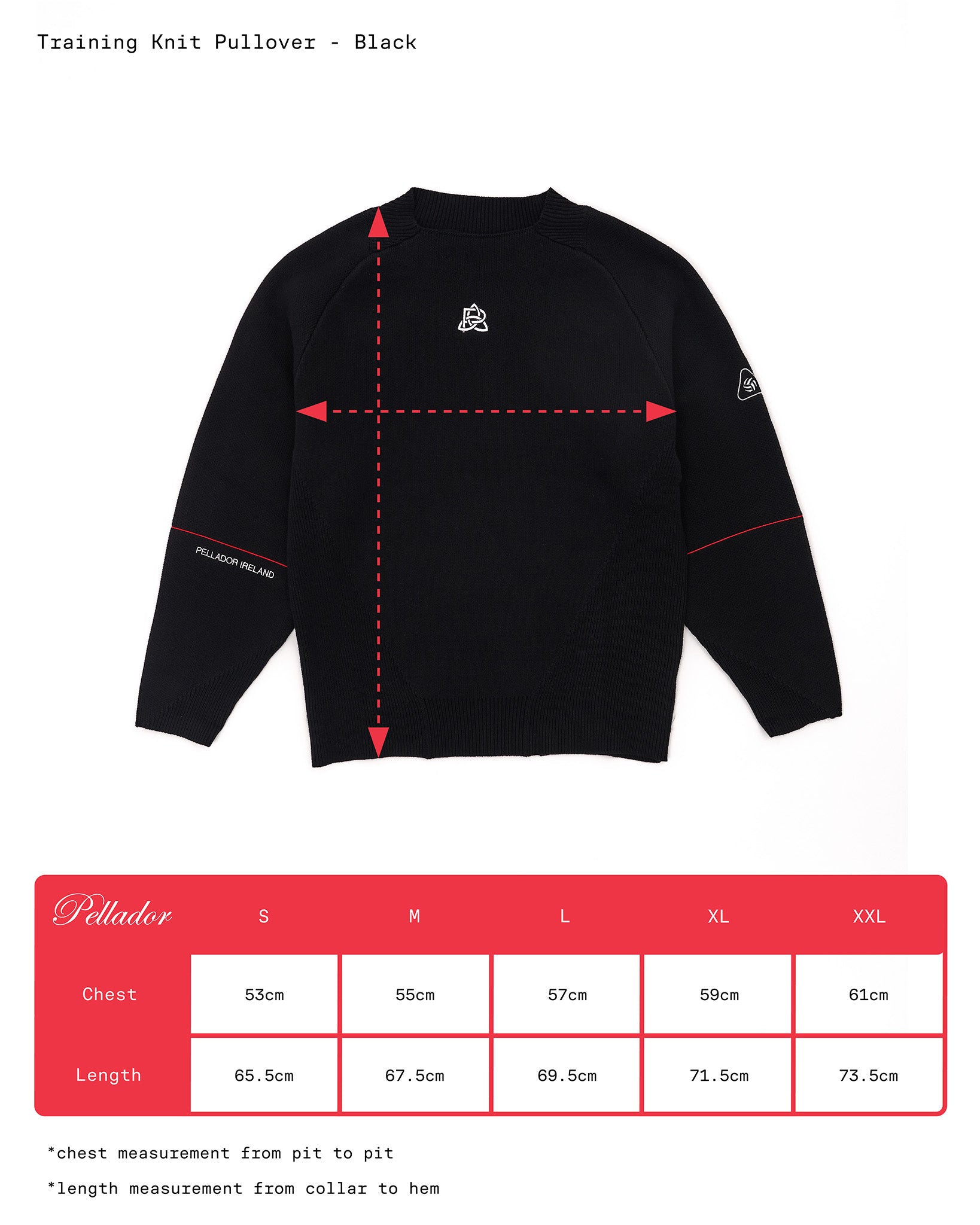 Training Knit Pullover - Black