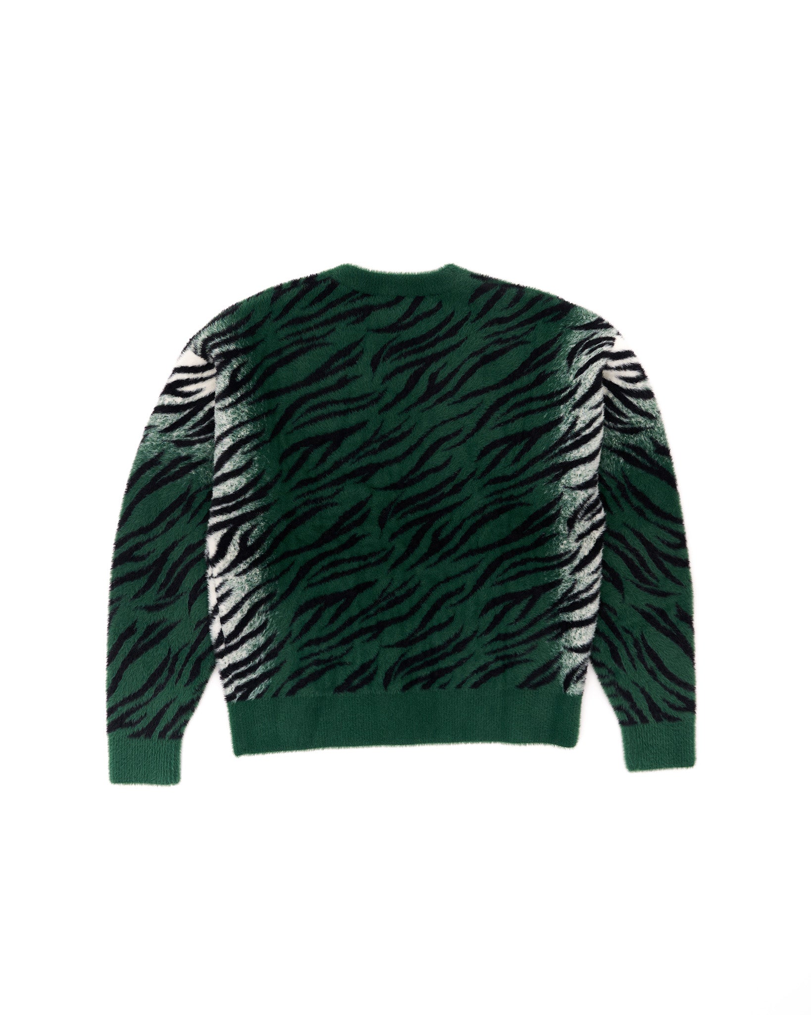 Tiger Knit Green Oversized