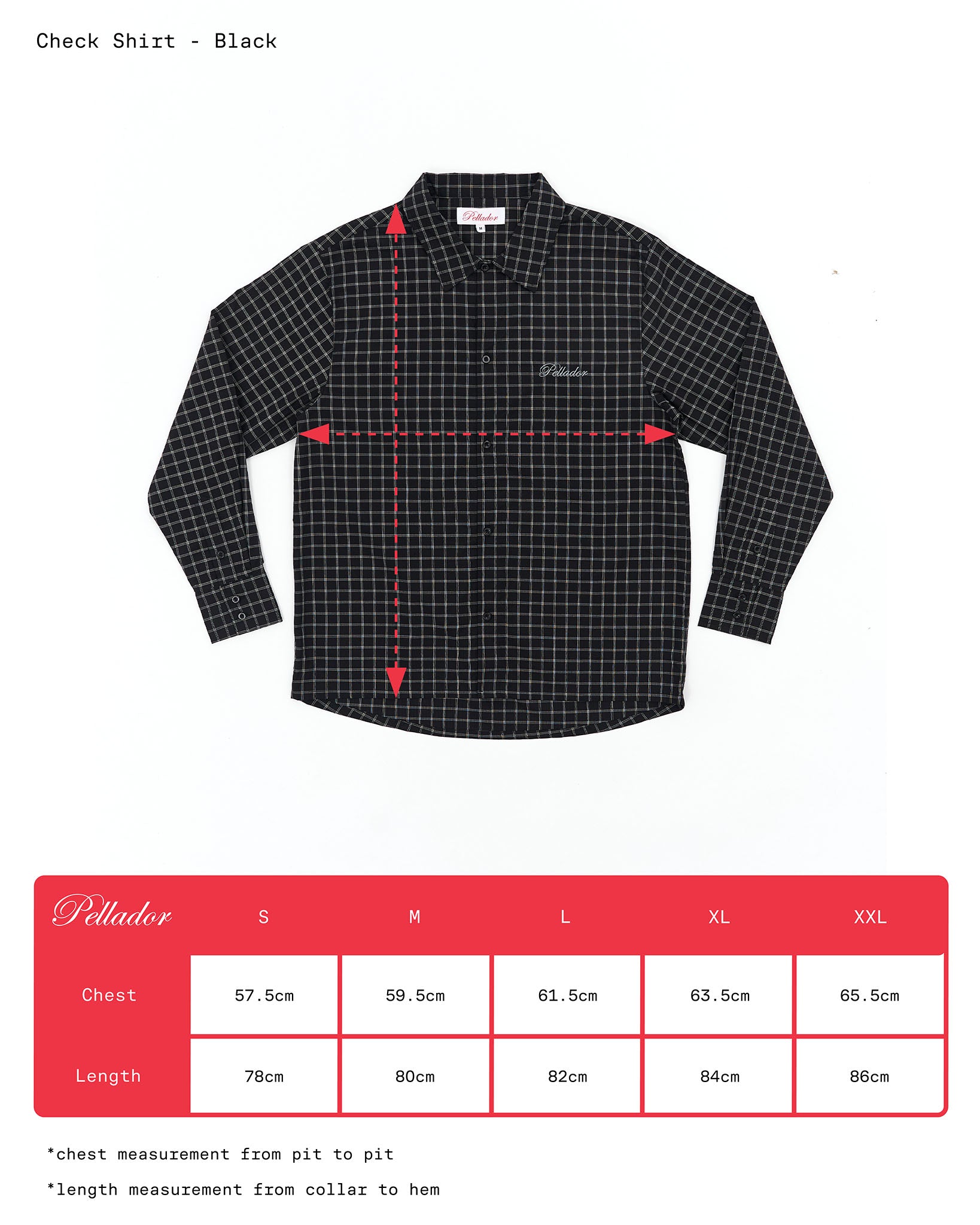 Check Shirt - Black