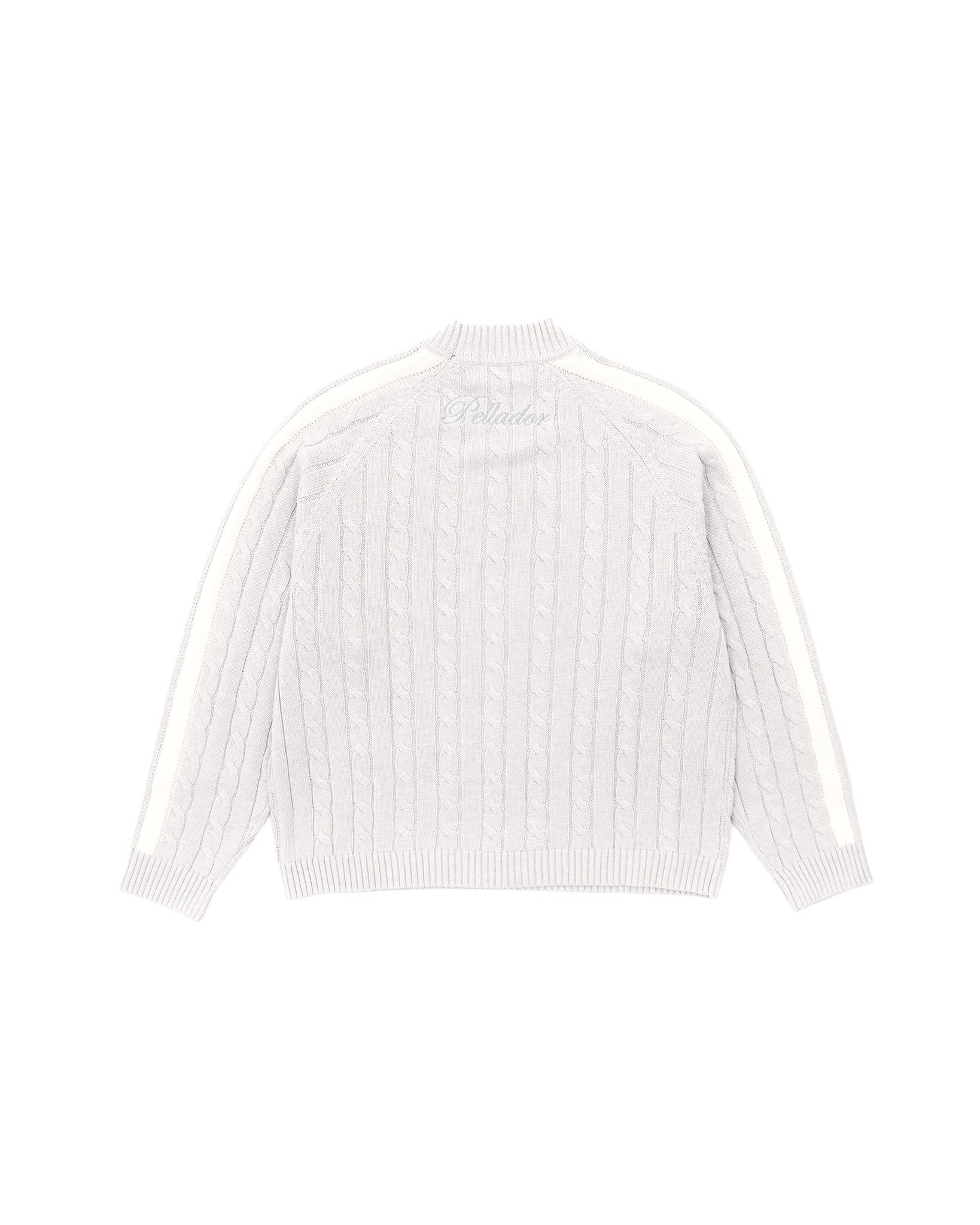 Round Neck Cable Knit - Seafoam