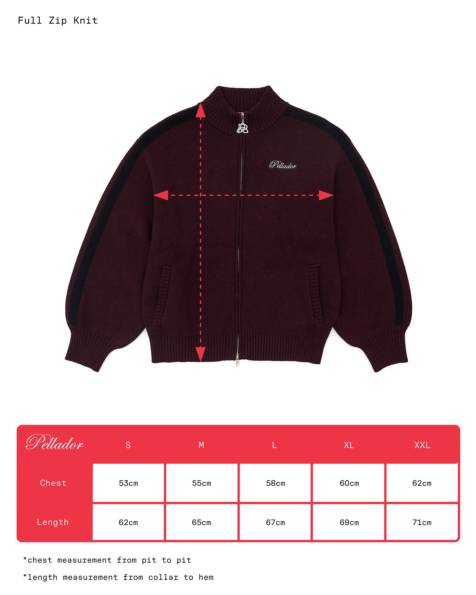 Full Zip Knit Track Top