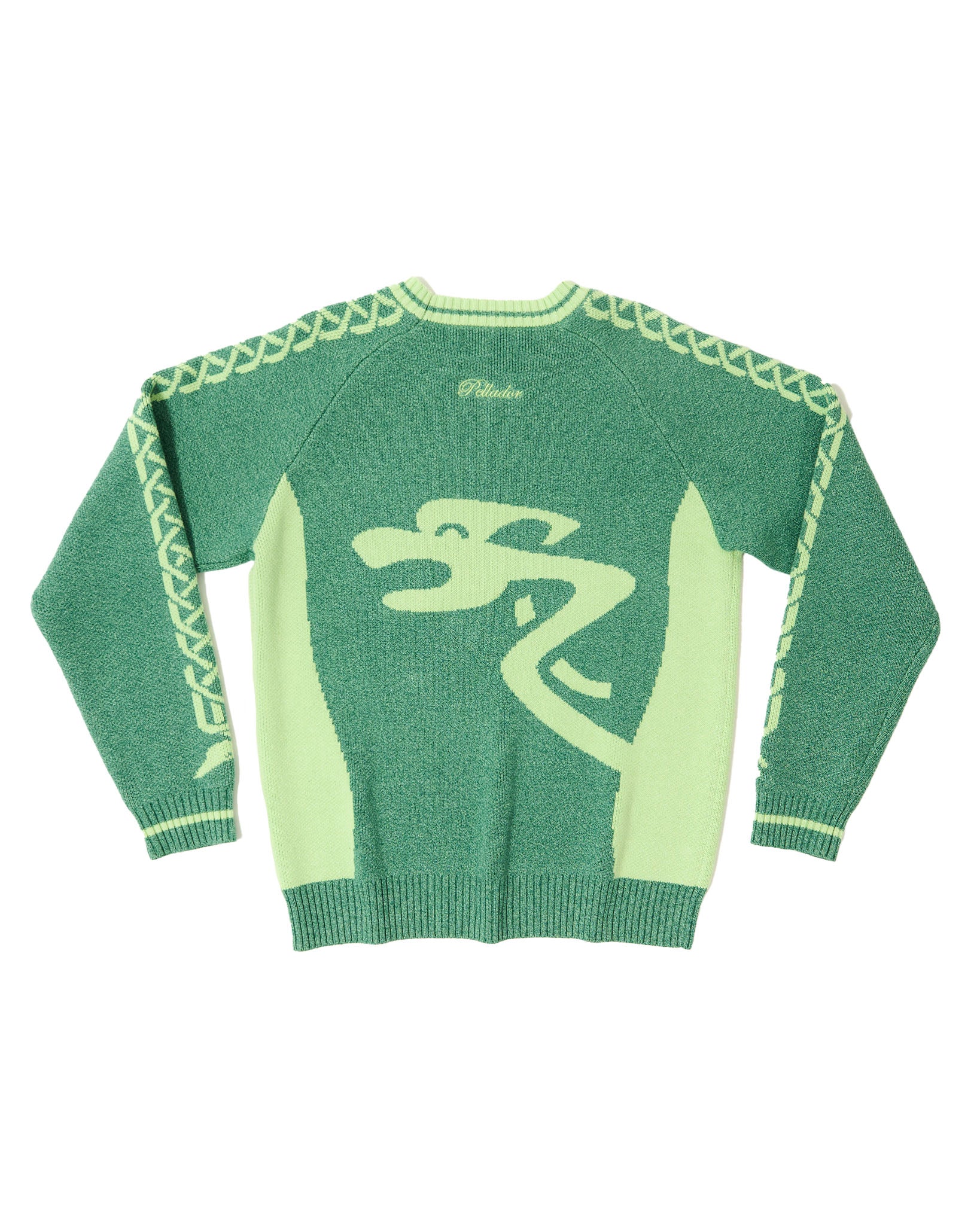 Sleeve Knot Knit Green