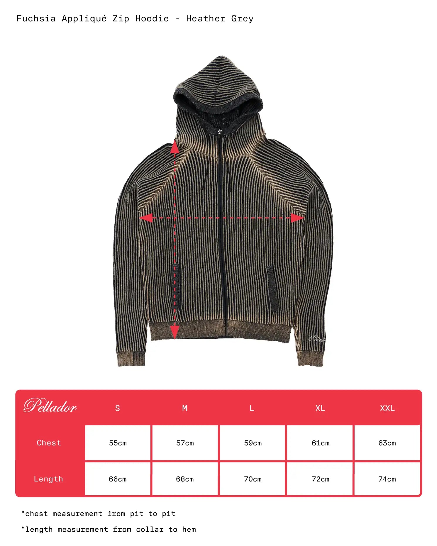 Bleached Rib Knit Hoodie
