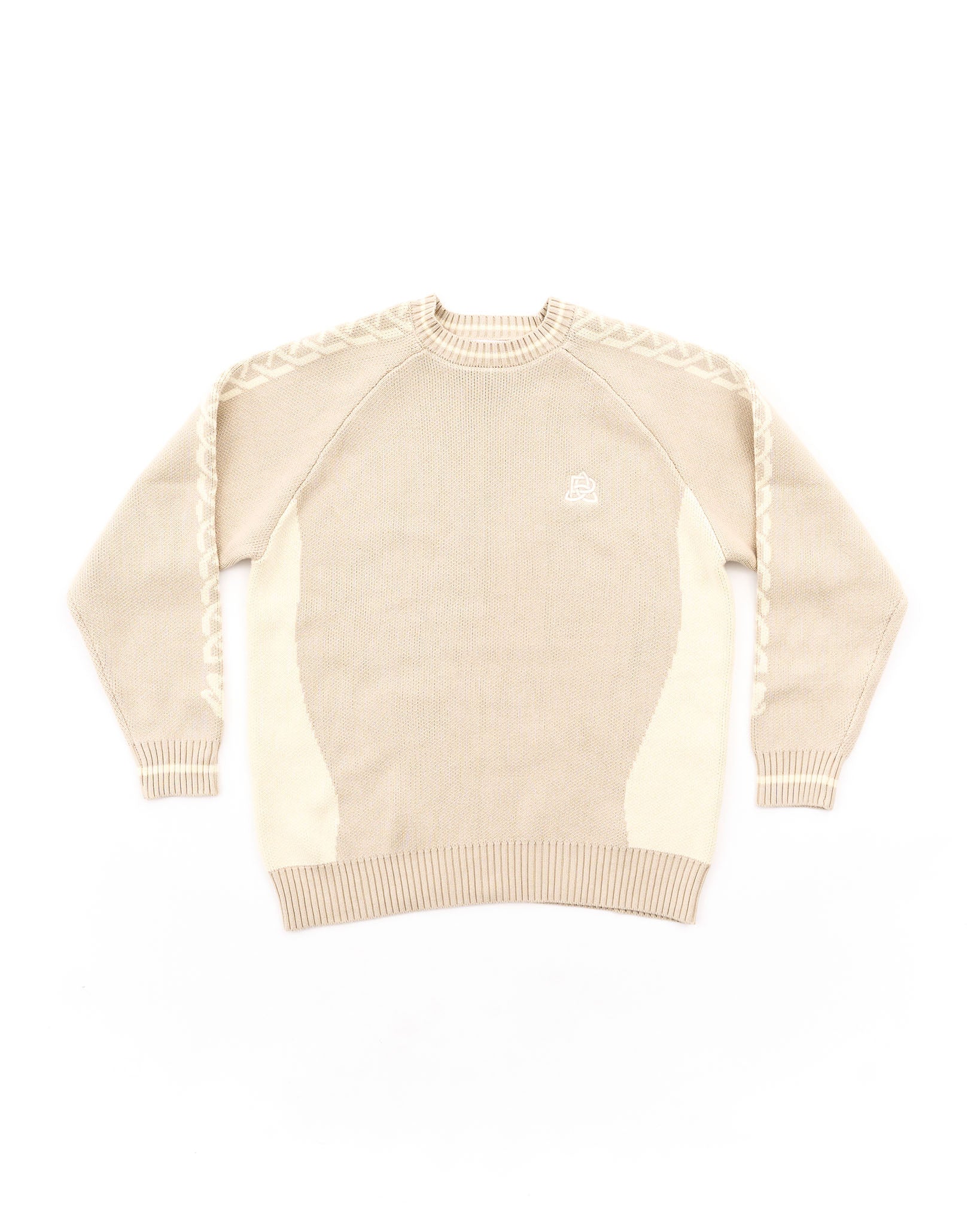 Sleeve Knot Knit Cream